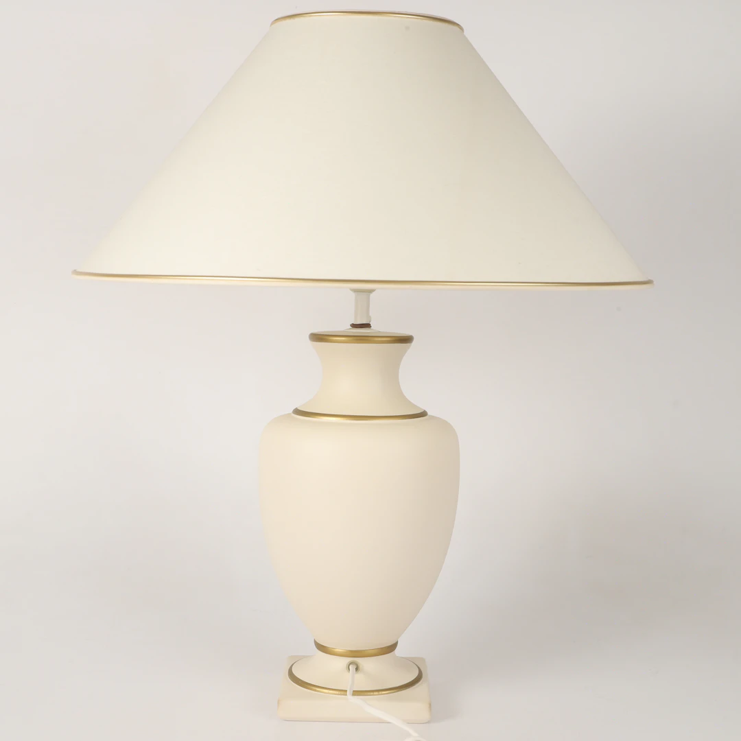 BORDSLAMPA, gips/konstmassa.