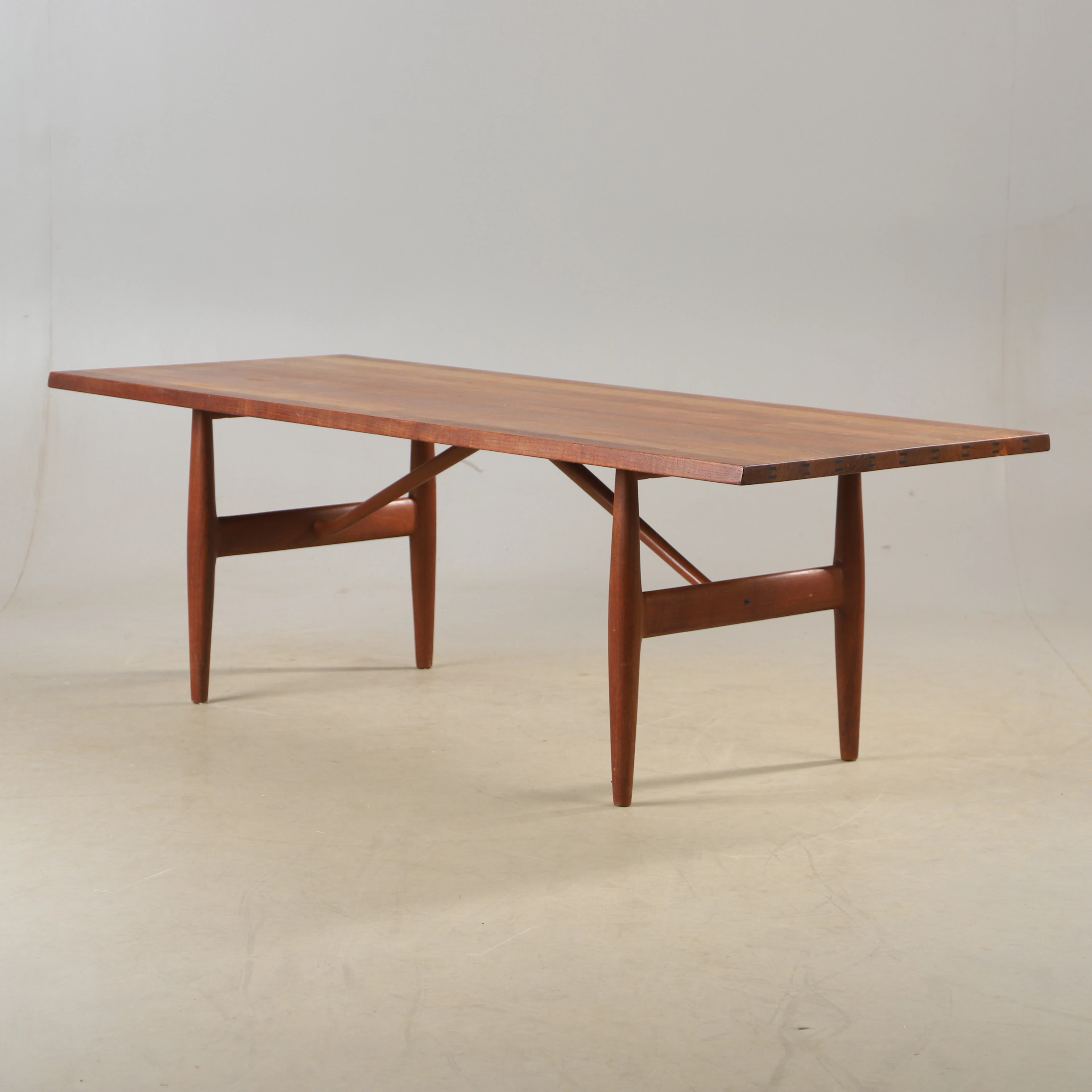 SOFFBORD, massiv teak, Danmark, 1900-talets mitt.