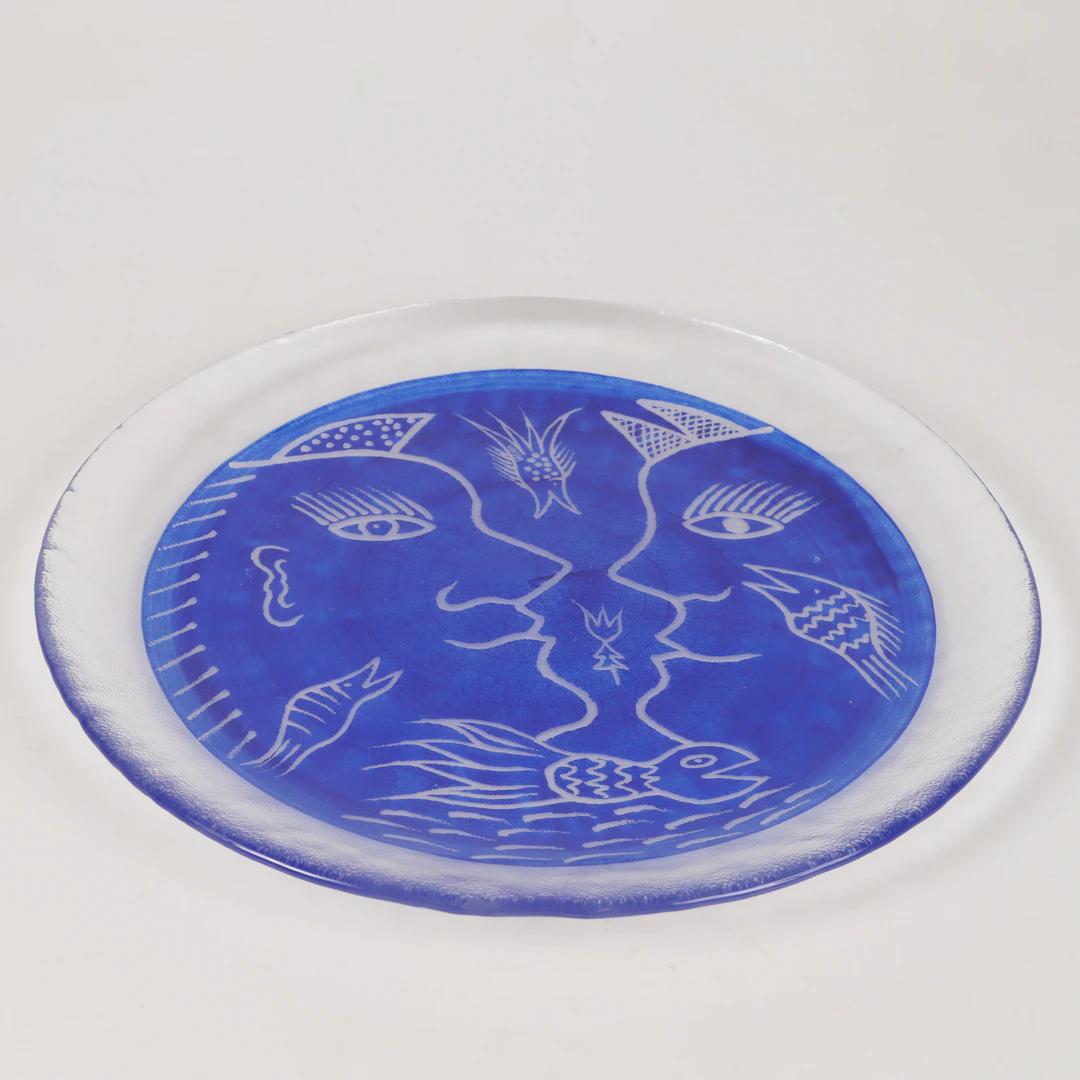 ULRICA HYDMAN-VALLIEN. Fat, "Kaboka", glas, Kosta Boda.