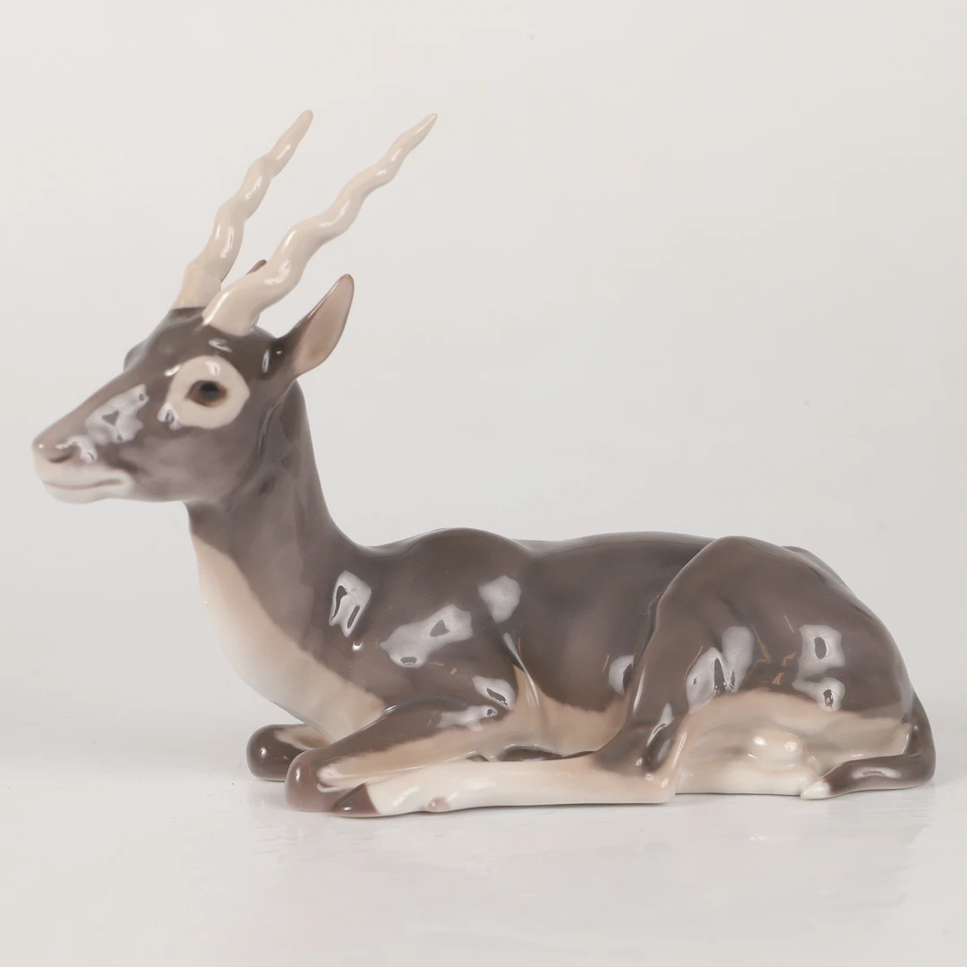 FIGURIN, antilop, porslin, Bing & Gröndahl, Danmark.