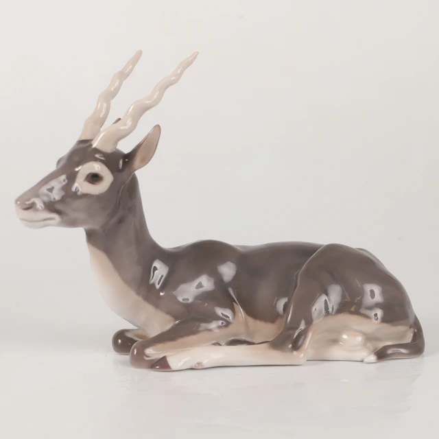 FIGURIN, antilop, porslin, Bing & Gröndahl, Danmark.