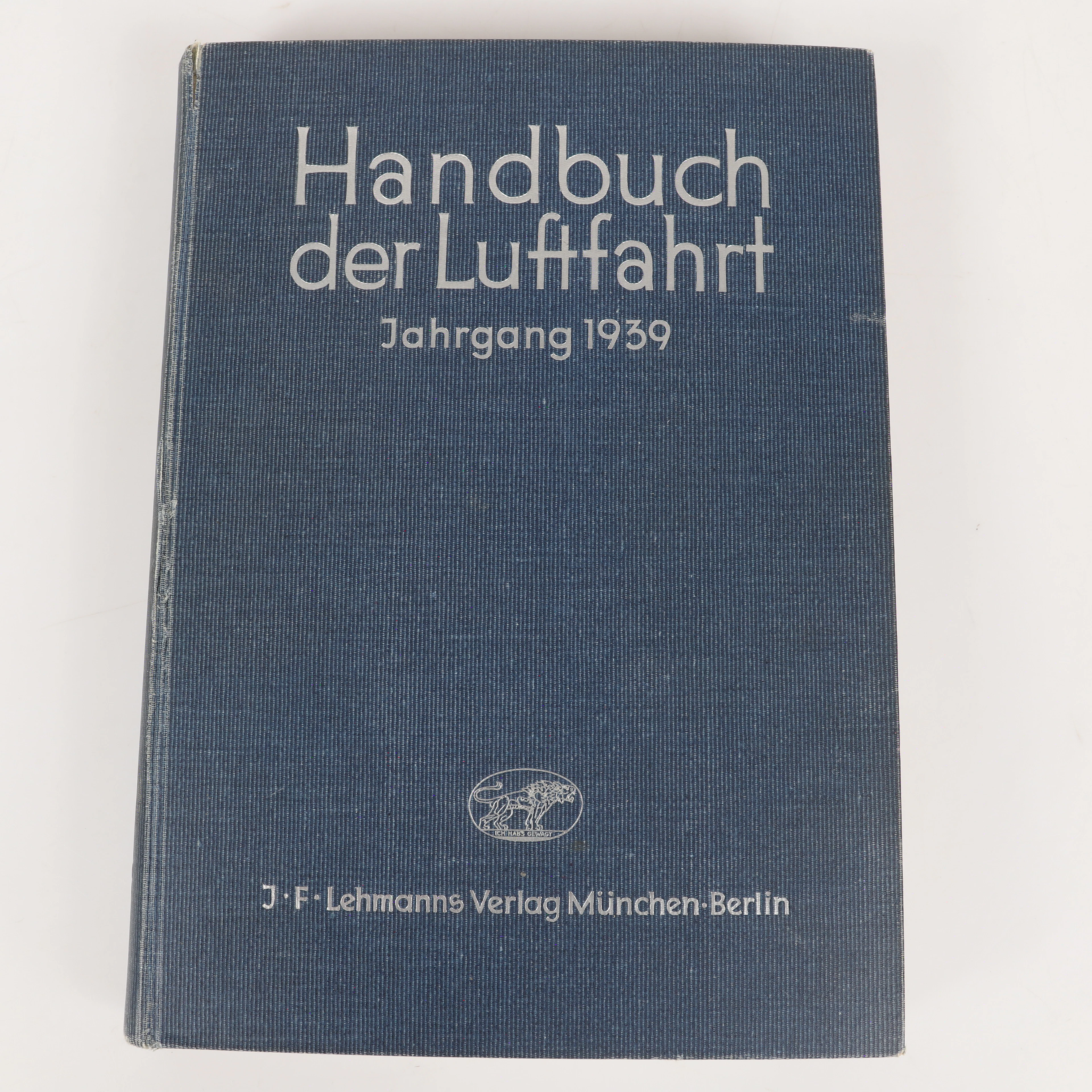 BOK, Handbuch der luftfahrt, 1939, J.F Lehmanns Verlag München-Berlin.
