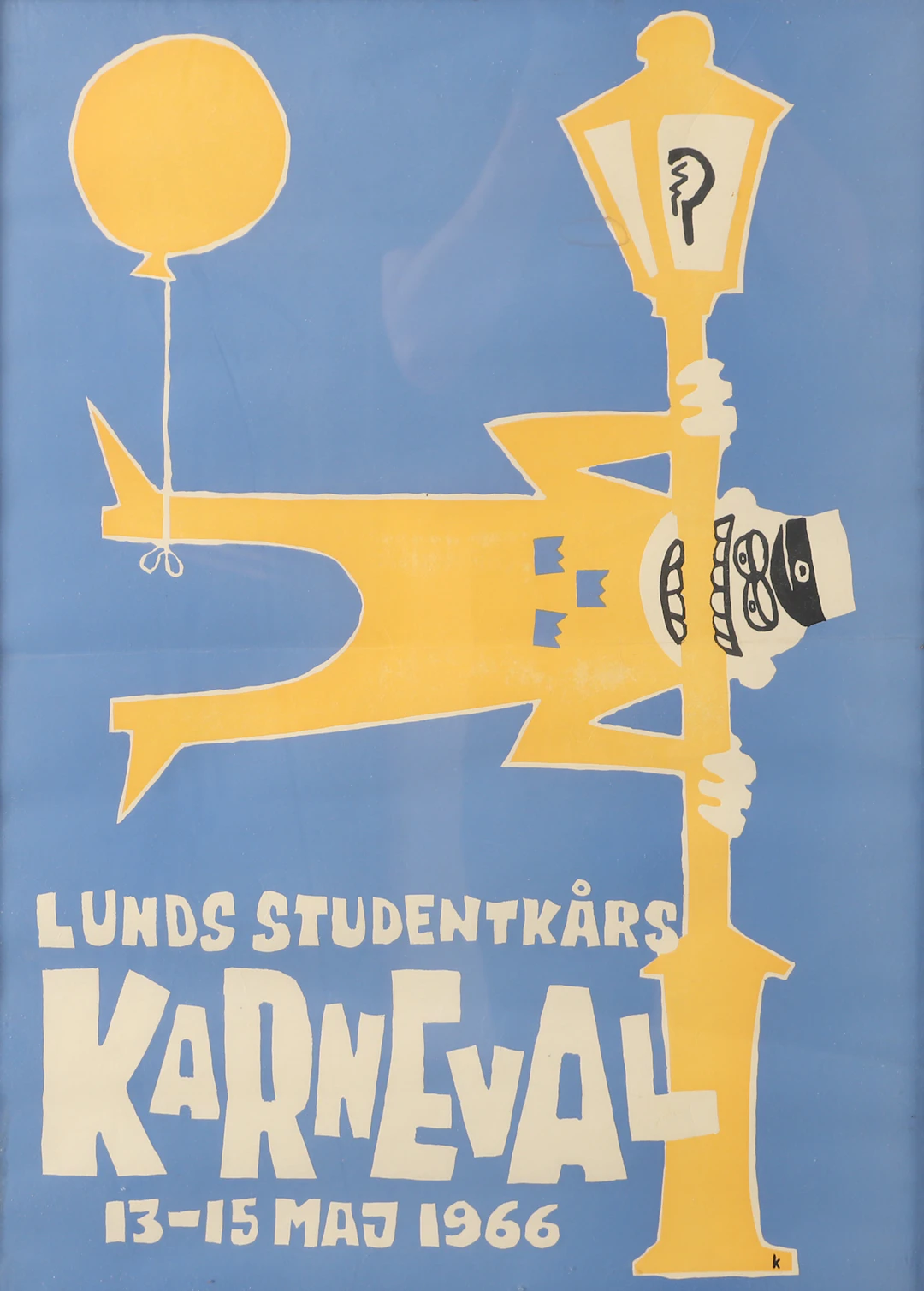 AFFISCH, Lundakarnevalen 1966.