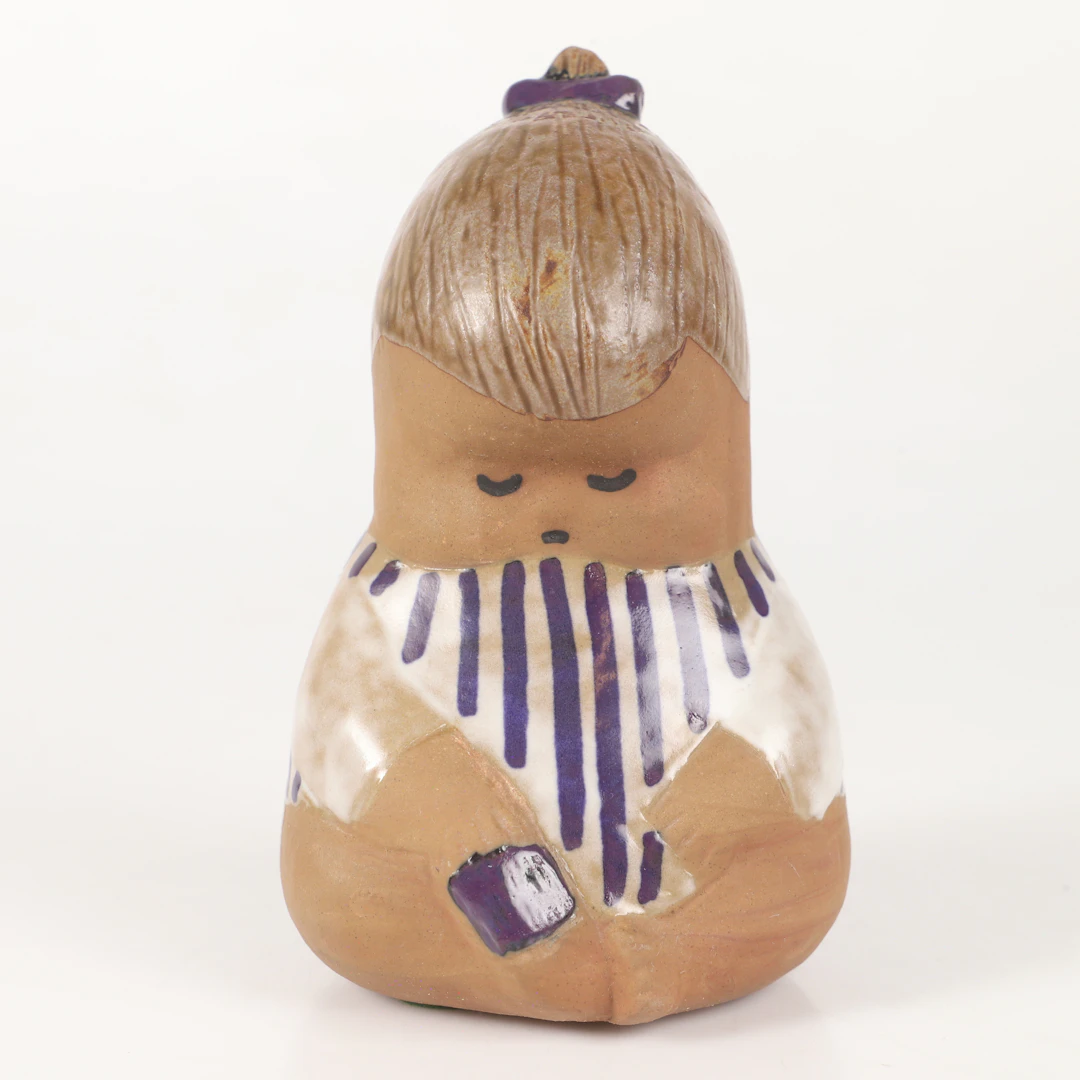 LISA LARSON. Figurin, "Johanna", keramik, signerad.
