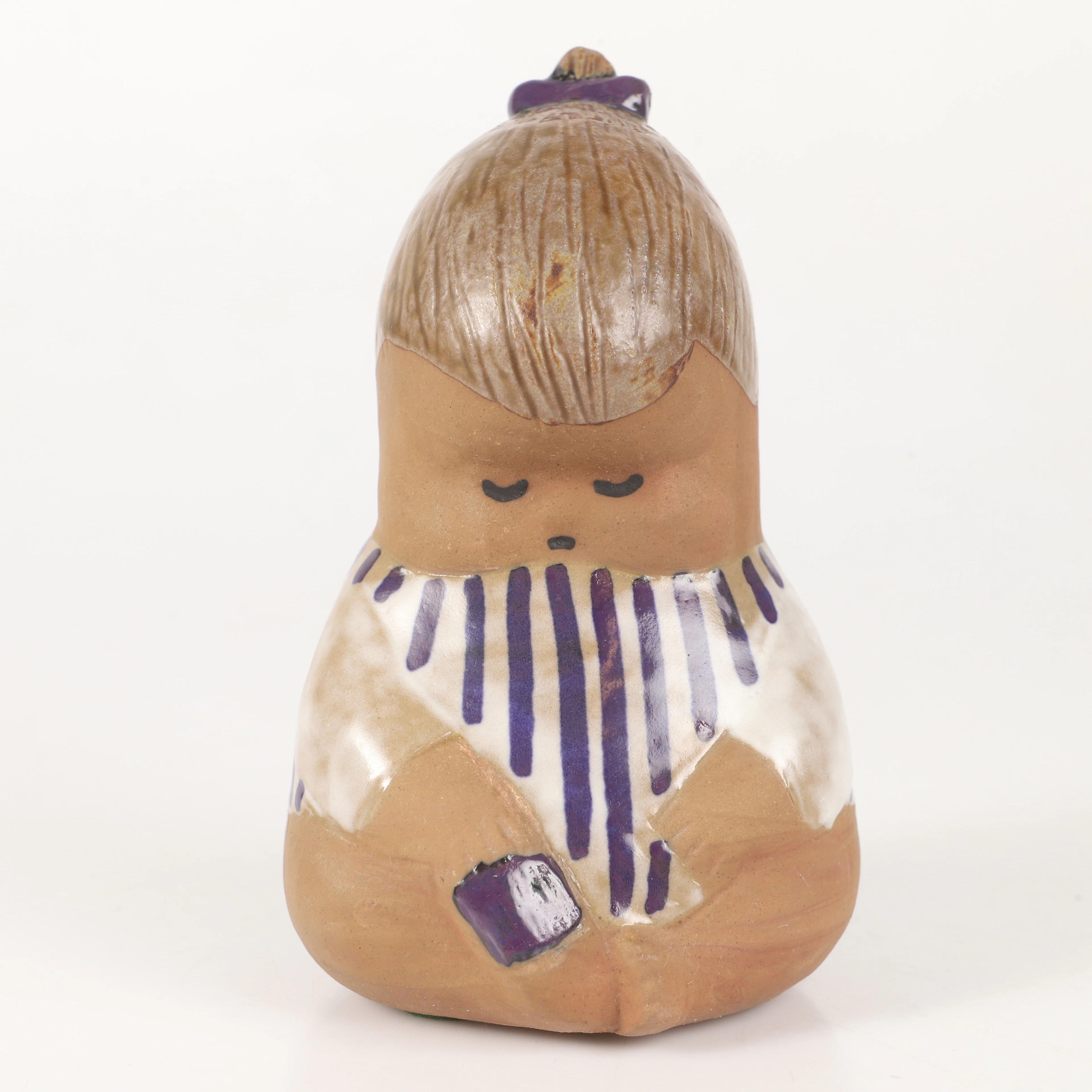 LISA LARSON. Figurin, "Johanna", keramik, signerad.