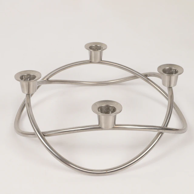 MARIA BERNTSEN. Ljusstake, "Season", stål, Georg Jensen, Danmark.