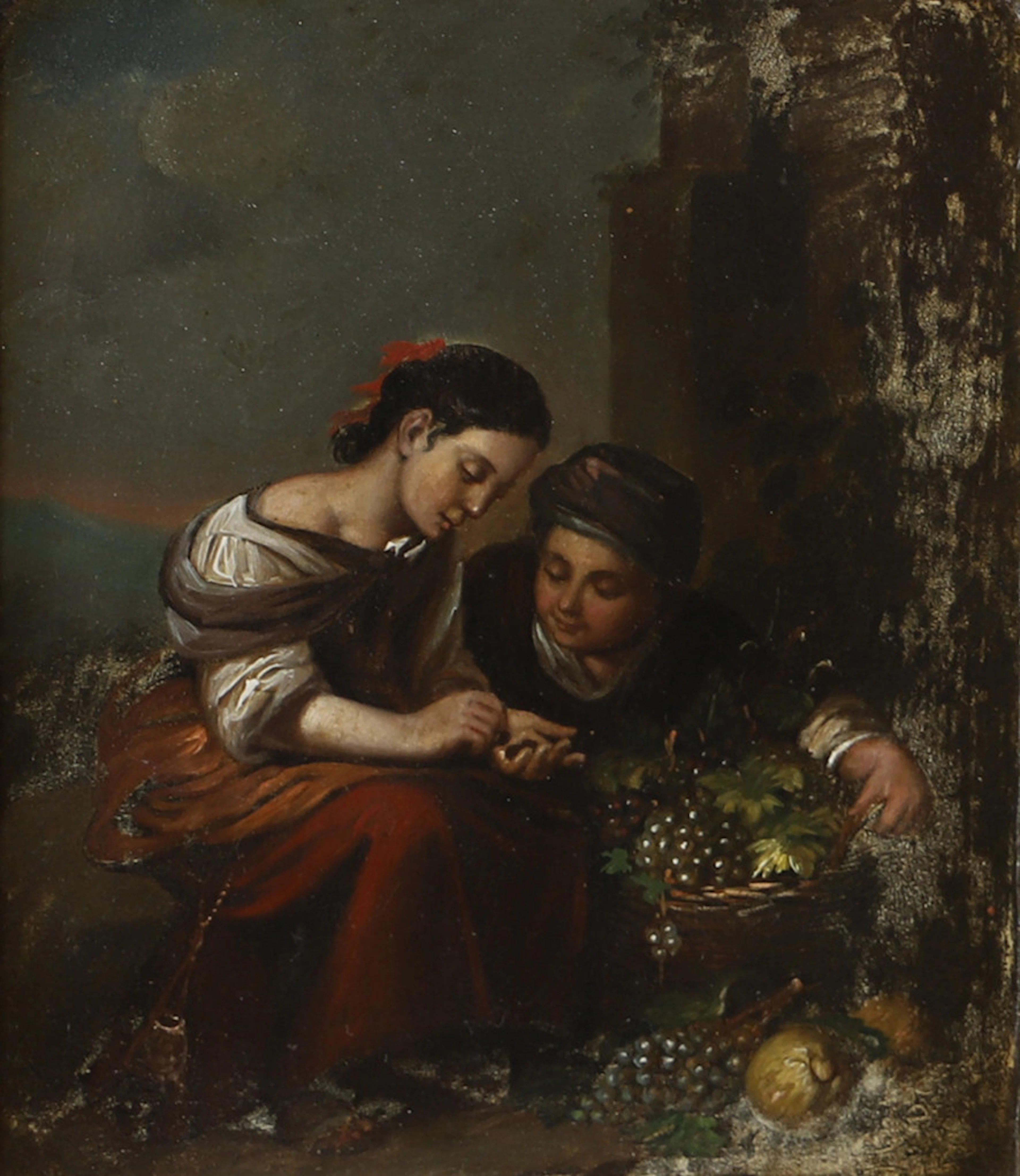OIDENTIFIERAD KONSTNÄR. MURILLO BARTHOLOMÉ-ESTEBAN. Oljetryck, kopia