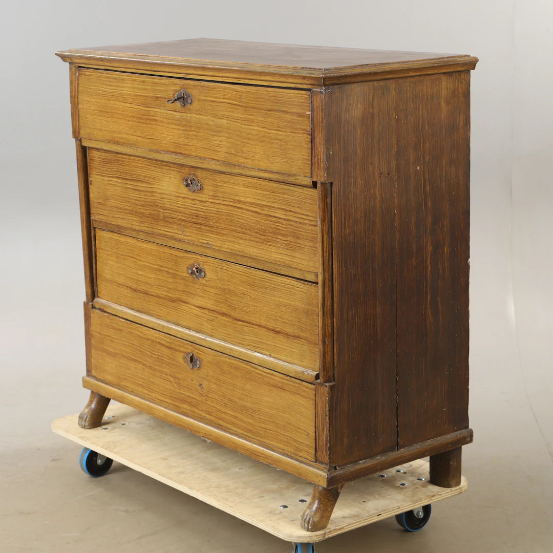 BYRÅ, 4-lådig, målad, 1800-tal.