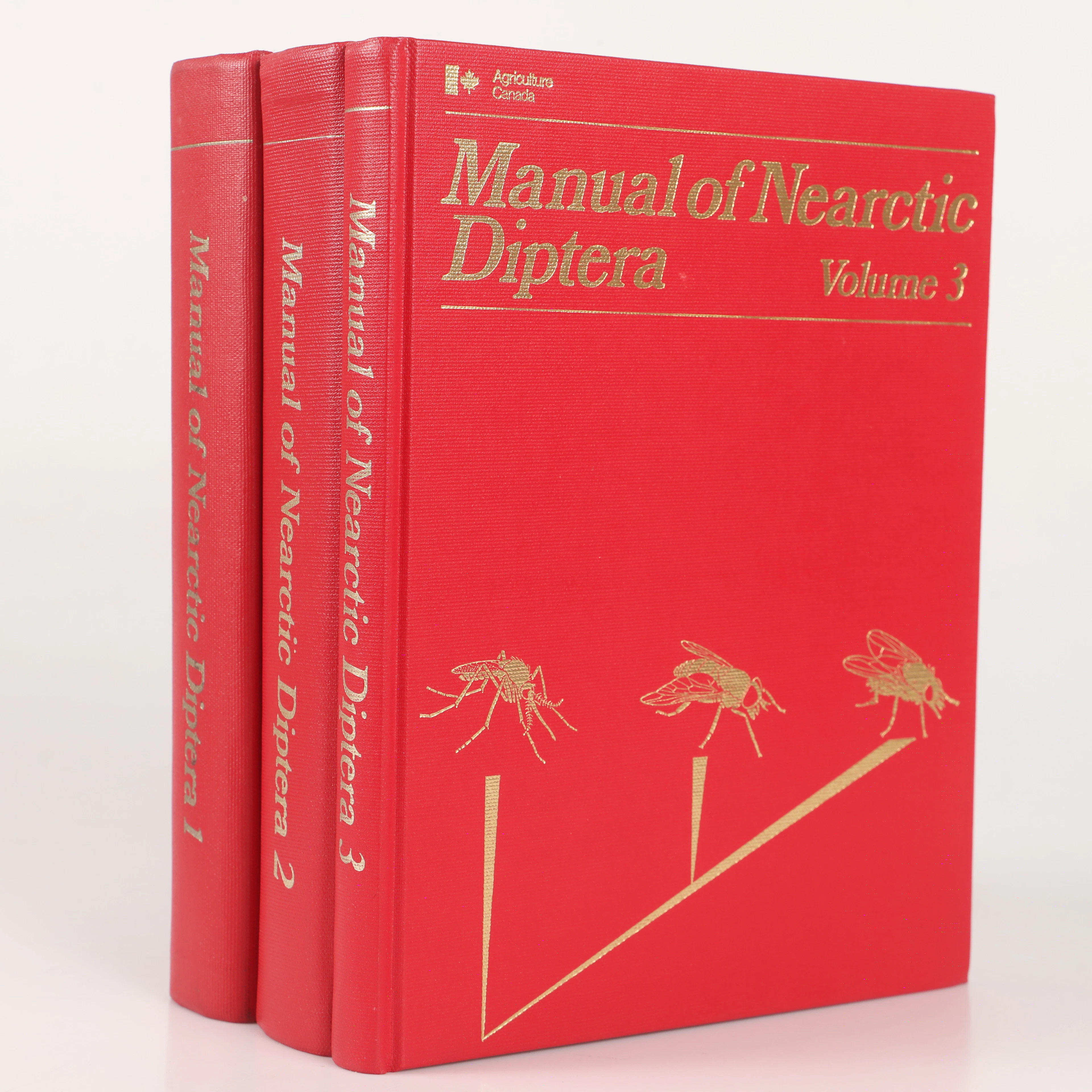 UPPSLAGSVERK, 3 band, "Manual of Nearctic Diptera", Agriculture Canada