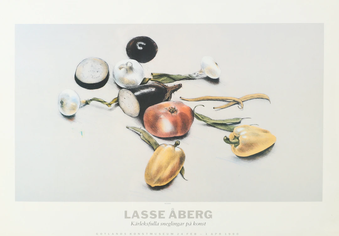 LASSE ÅBERG. EFTER. Utställningsaffisch.