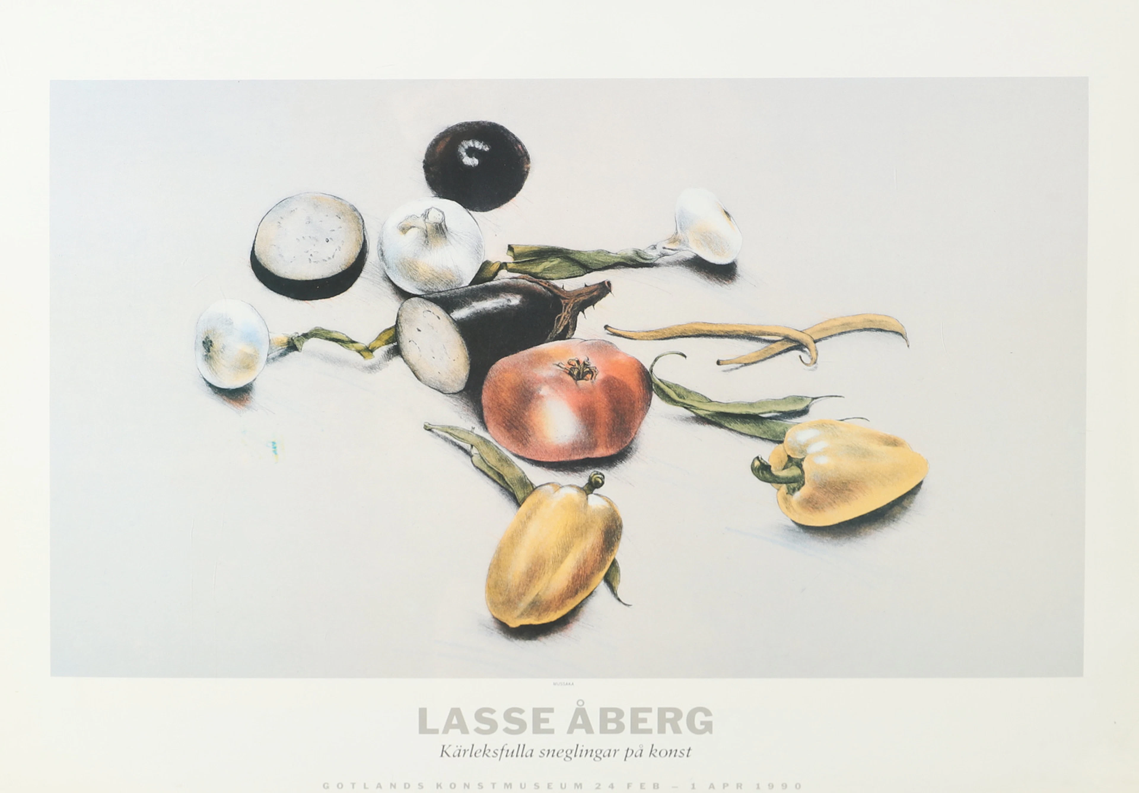 LASSE ÅBERG. EFTER. Utställningsaffisch.