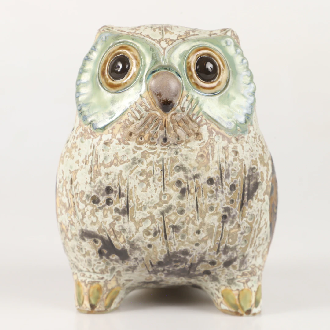ANTONIO BALLESTER. Figurin, "Búho pequeño", stengods, Lladro, Spanien.