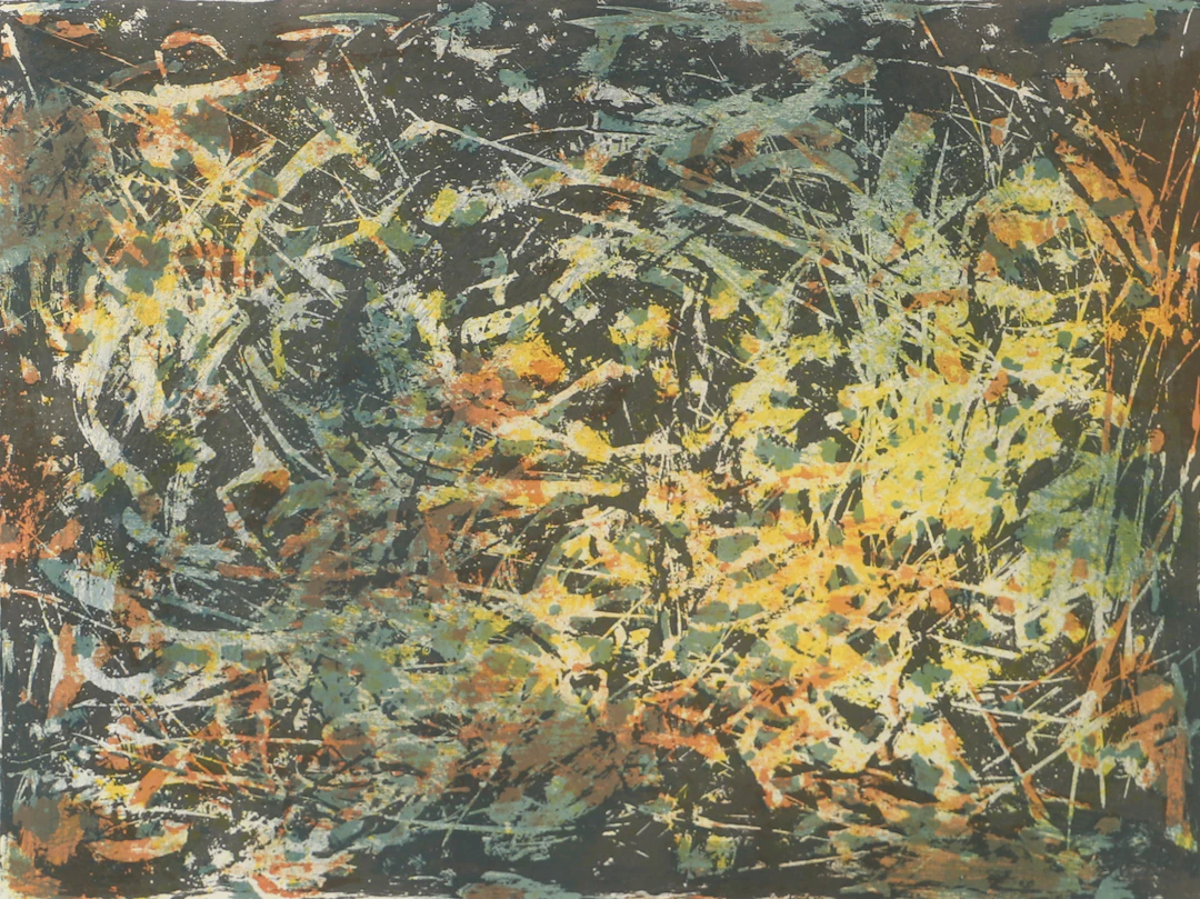 KARL AXEL PEHRSON. "Autumnalis", färglitografi, signerad K.A. Pehrson -62.