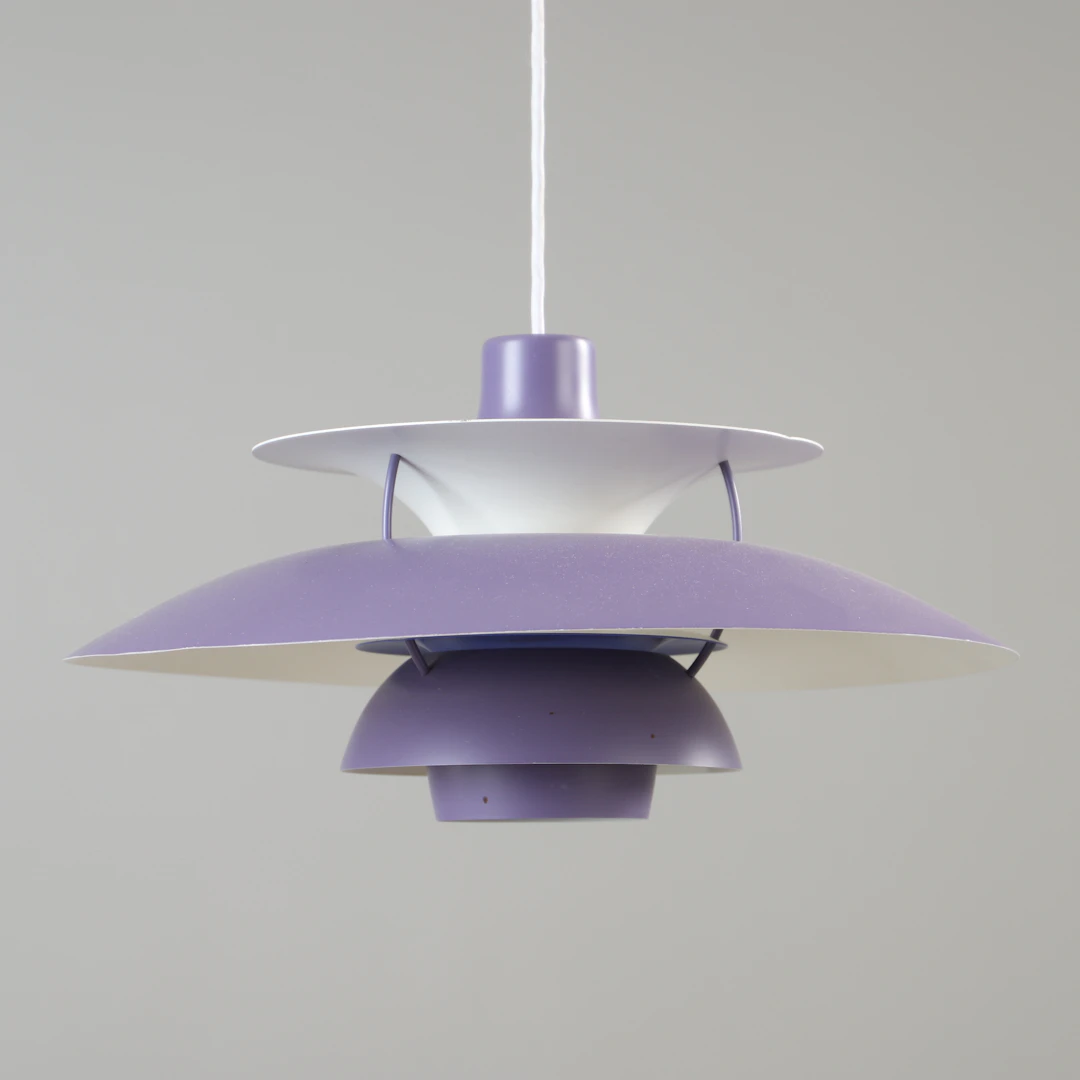 POUL HENNINGSEN. Taklampa, "PH-5" pendel, Louis Poulsen, Danmark, 2000-tal.