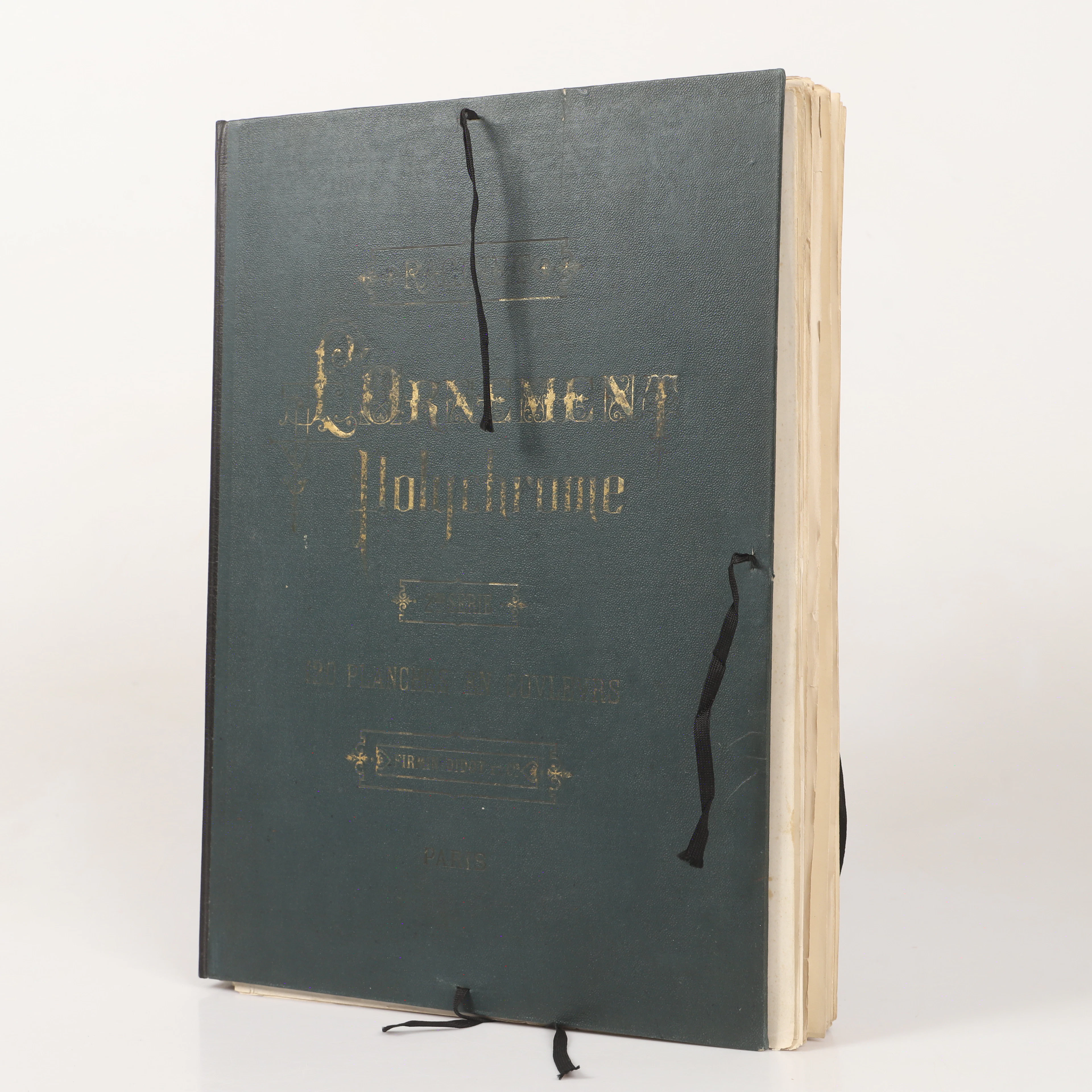 ALBERT-CHARLES-AUGUSTE RACINET (1825–1893). Bok, "L'Ornement polychrome"