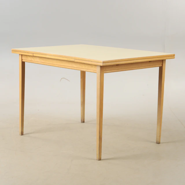 MATBORD, laminat och bok, 1900-talets mitt.