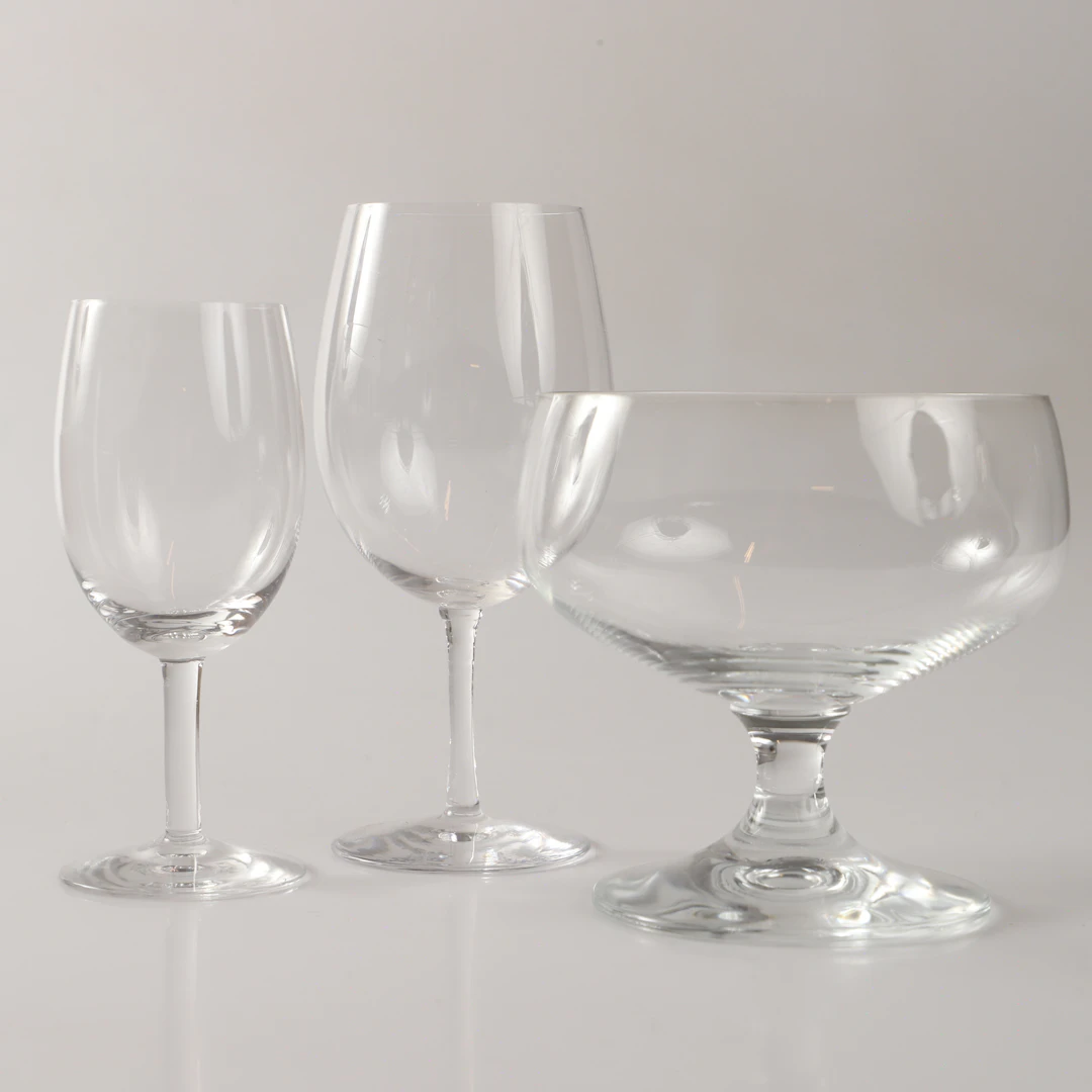 GLASSERVISADELAR, 24 stycken.
