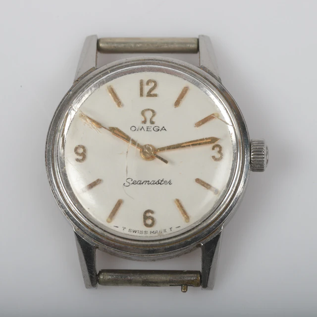 DAMARMBANDSUR, Omega Seamaster, stål.