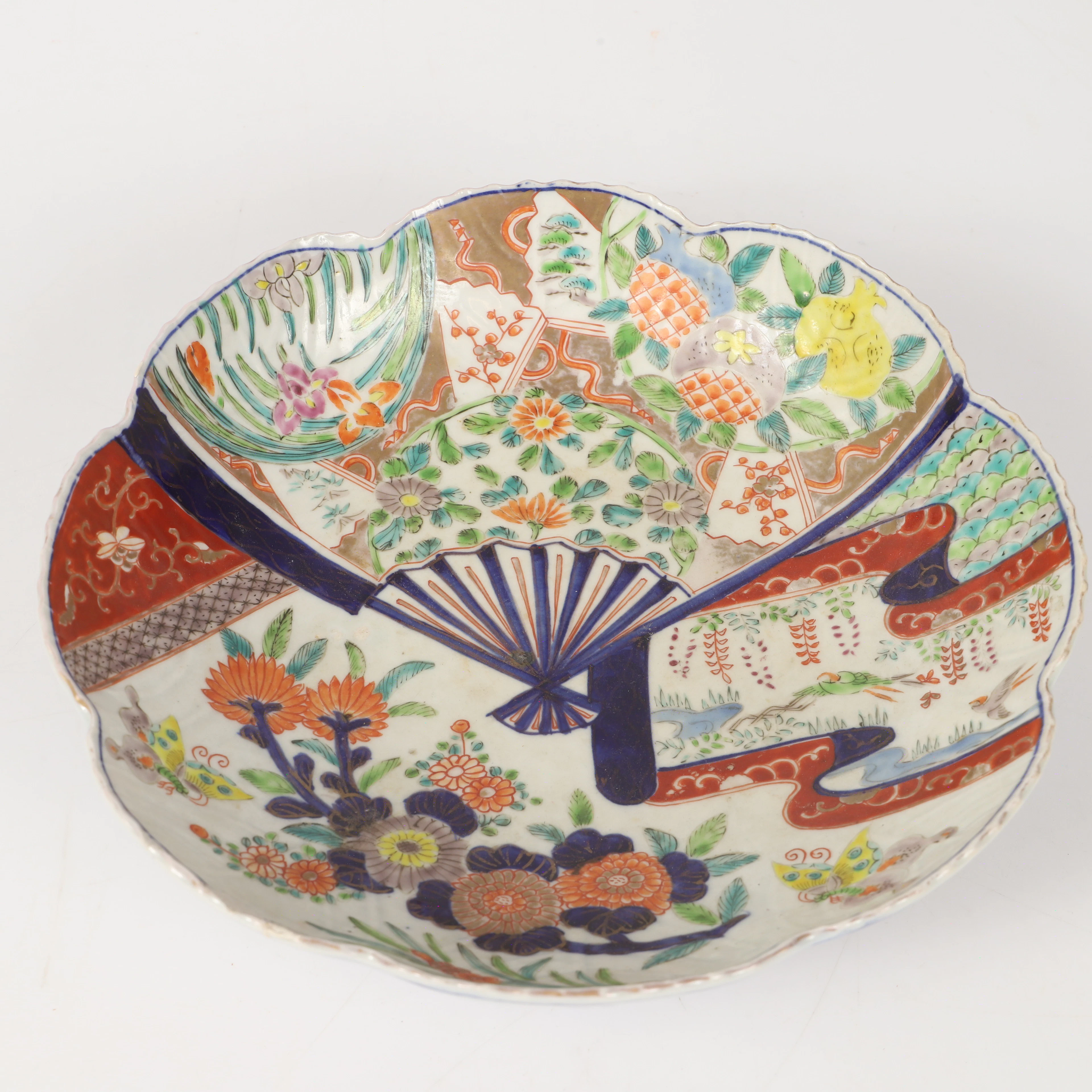 SKÅLFAT, porslin, Imari, Japan, 1800-tal.