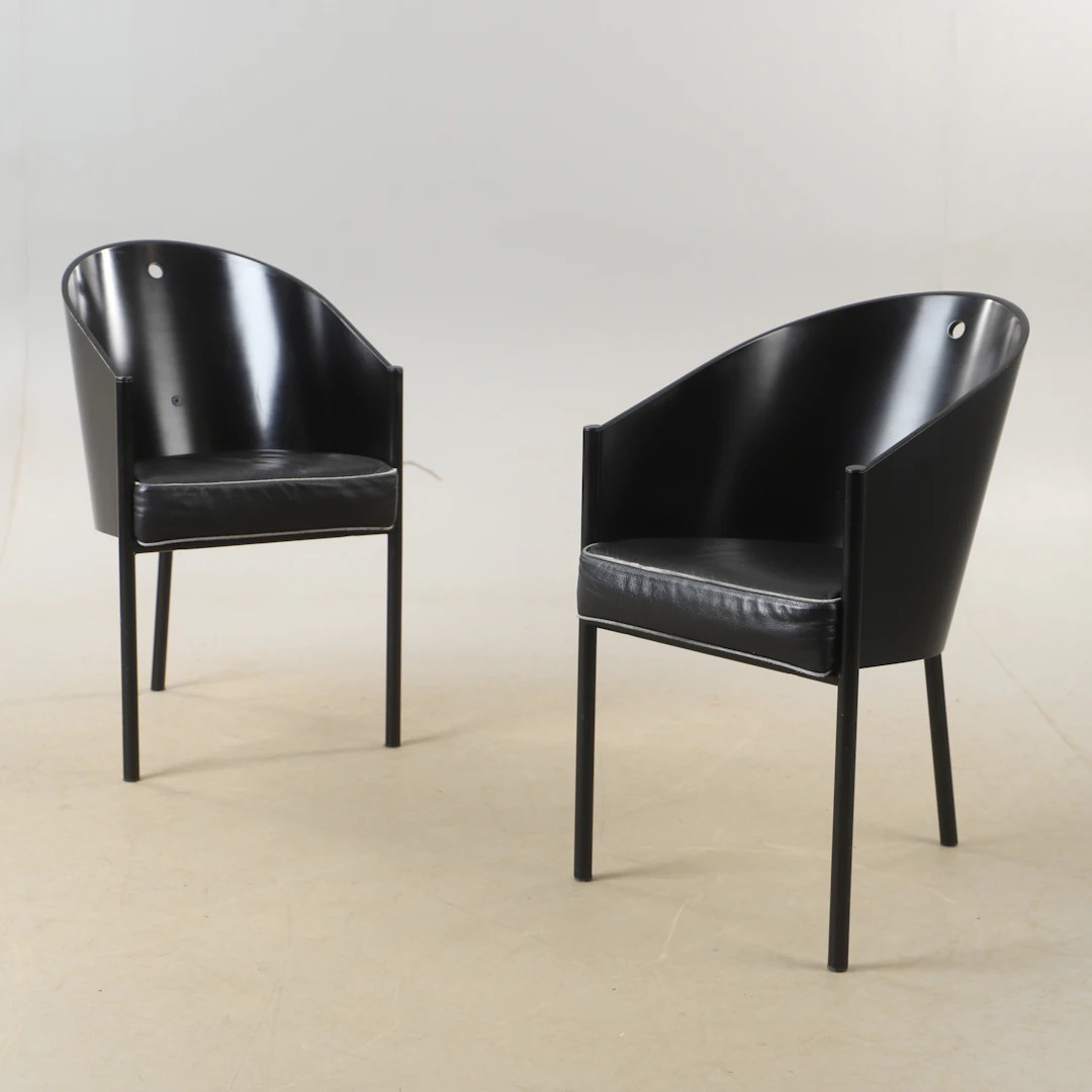 PHILIPPE STARCK. Stolar, 1 par, ”Costes”, Aleph/Driade, Italien, 1900-talets