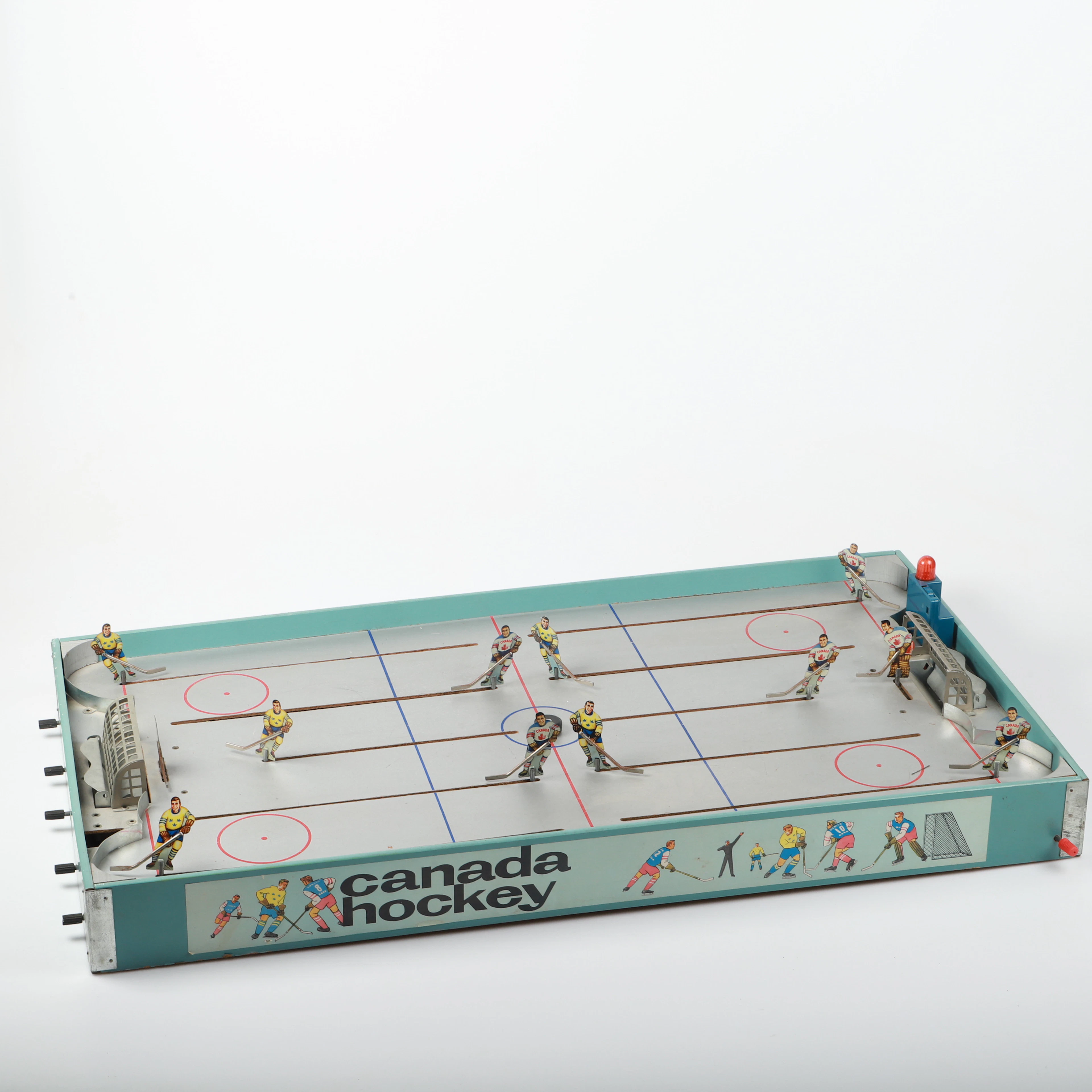 ISHOKEYSPEL, "Canada hockey", trä/metall, 1950/60-tal.