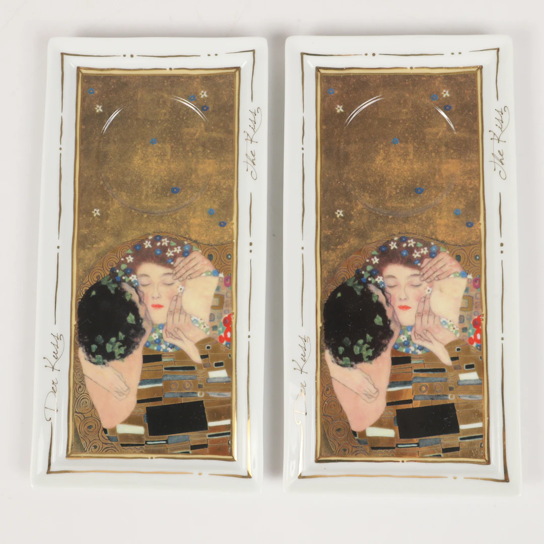FAT, 1 par, "The Kiss", porslin, Goebel Artis Orbis, Tyskland.