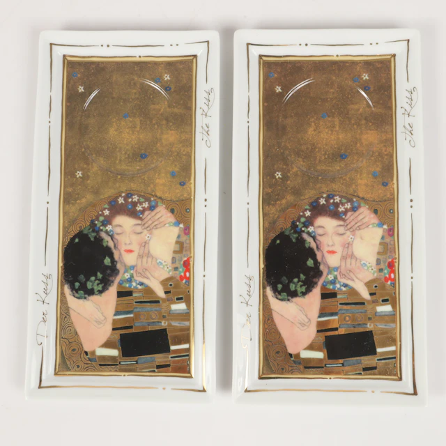 FAT, 1 par, "The Kiss", porslin, Goebel Artis Orbis, Tyskland.