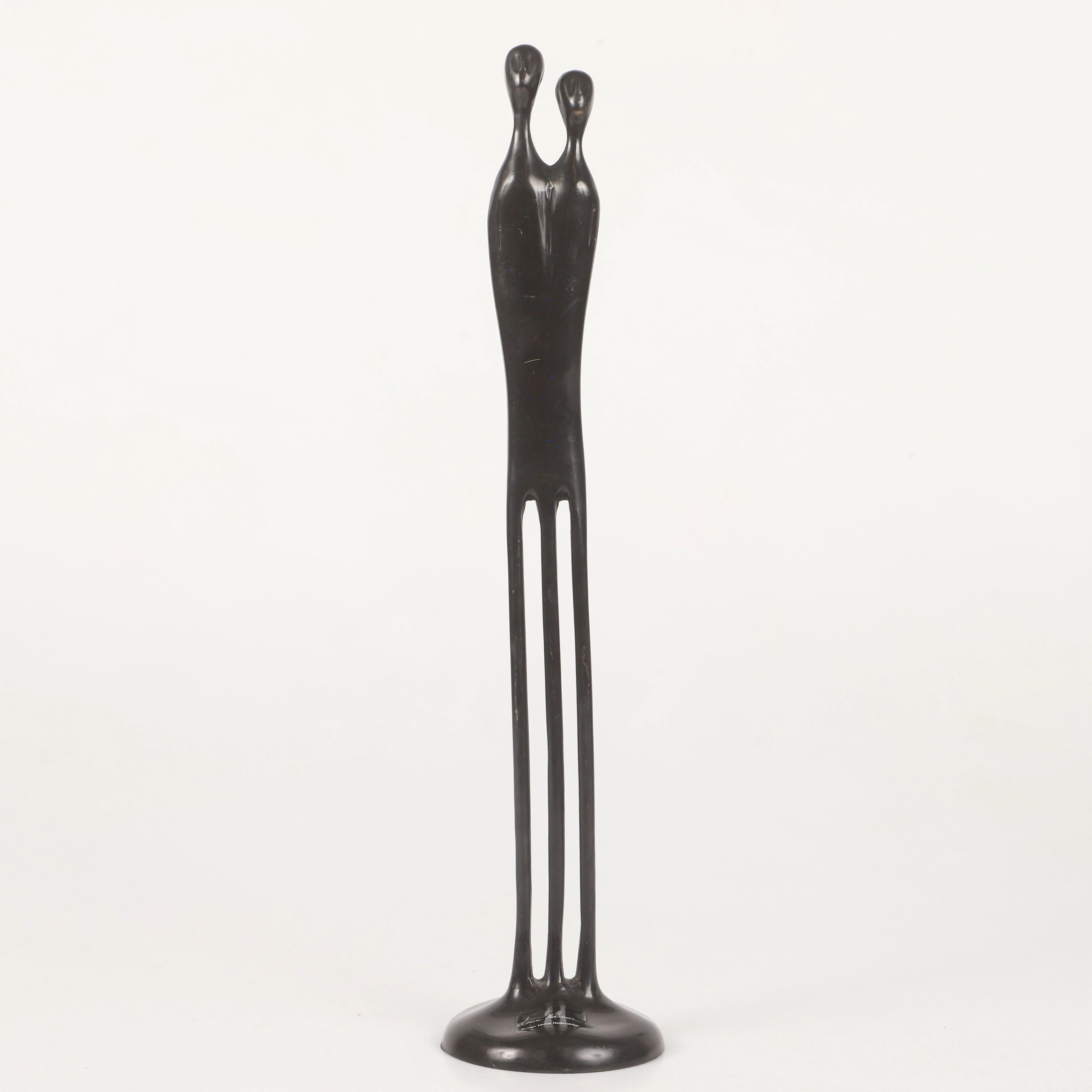 LOUISE HEDERSTRÖM. Skulptur, 2Two become one", patinerad brons, Ikea, 1998-99.