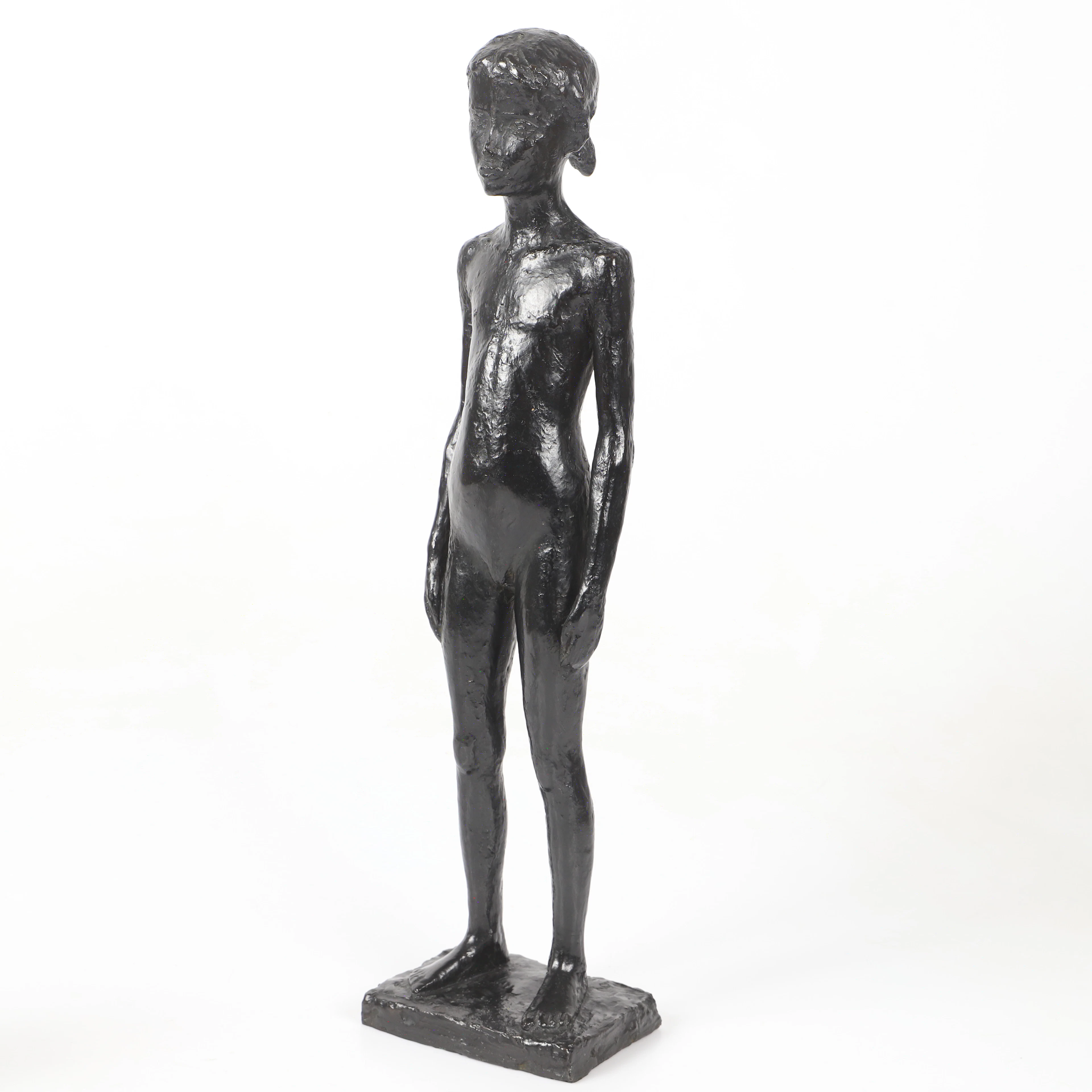 GUNNAR NILSSON. Skulptur, "Le Petite Moineau", brons.