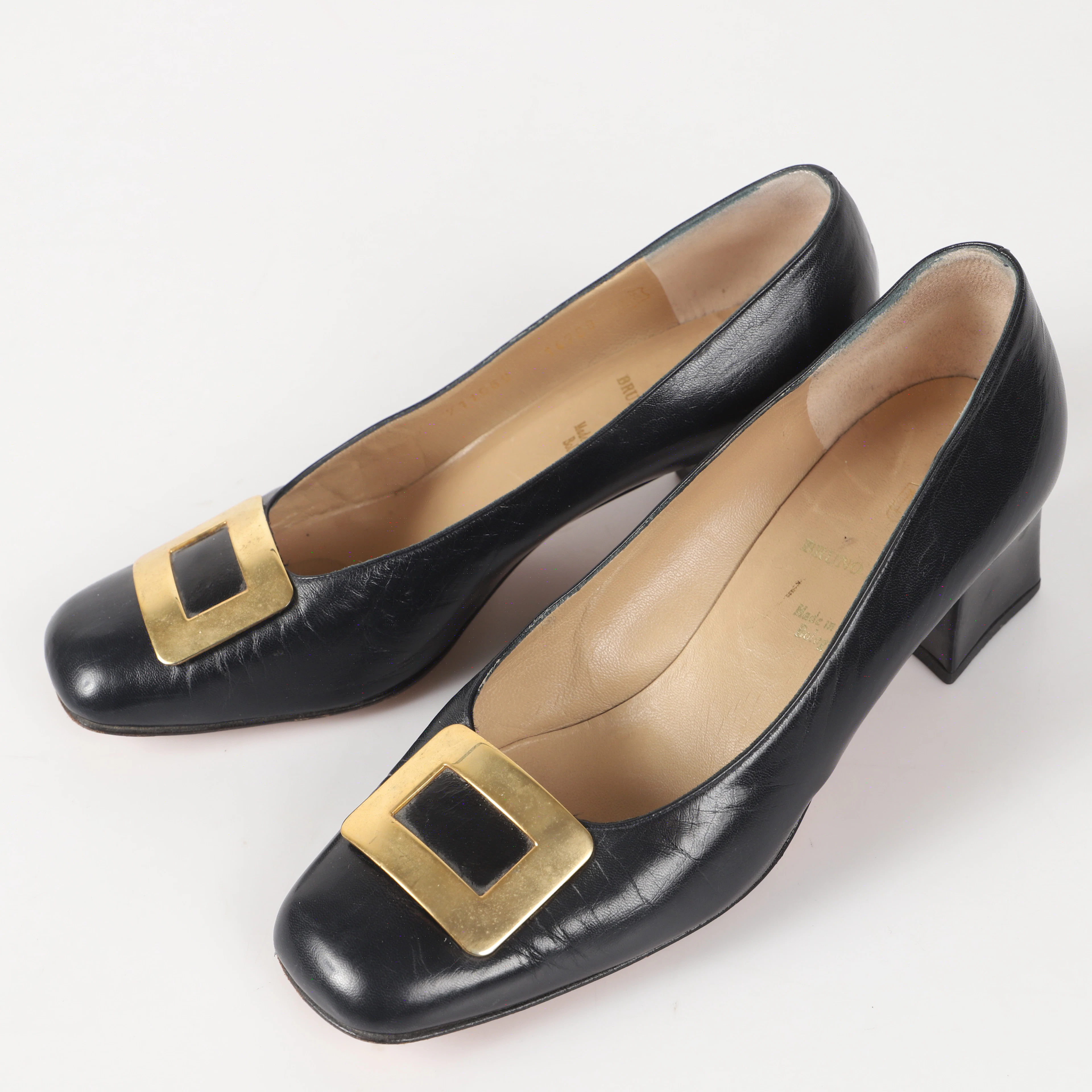 PUMPS, skinn,Bruno Magli, Italien.