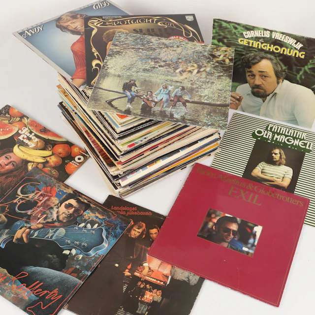 LP-SKIVOR, ca 90 stycken, blandade artister, 1970-90-tal.