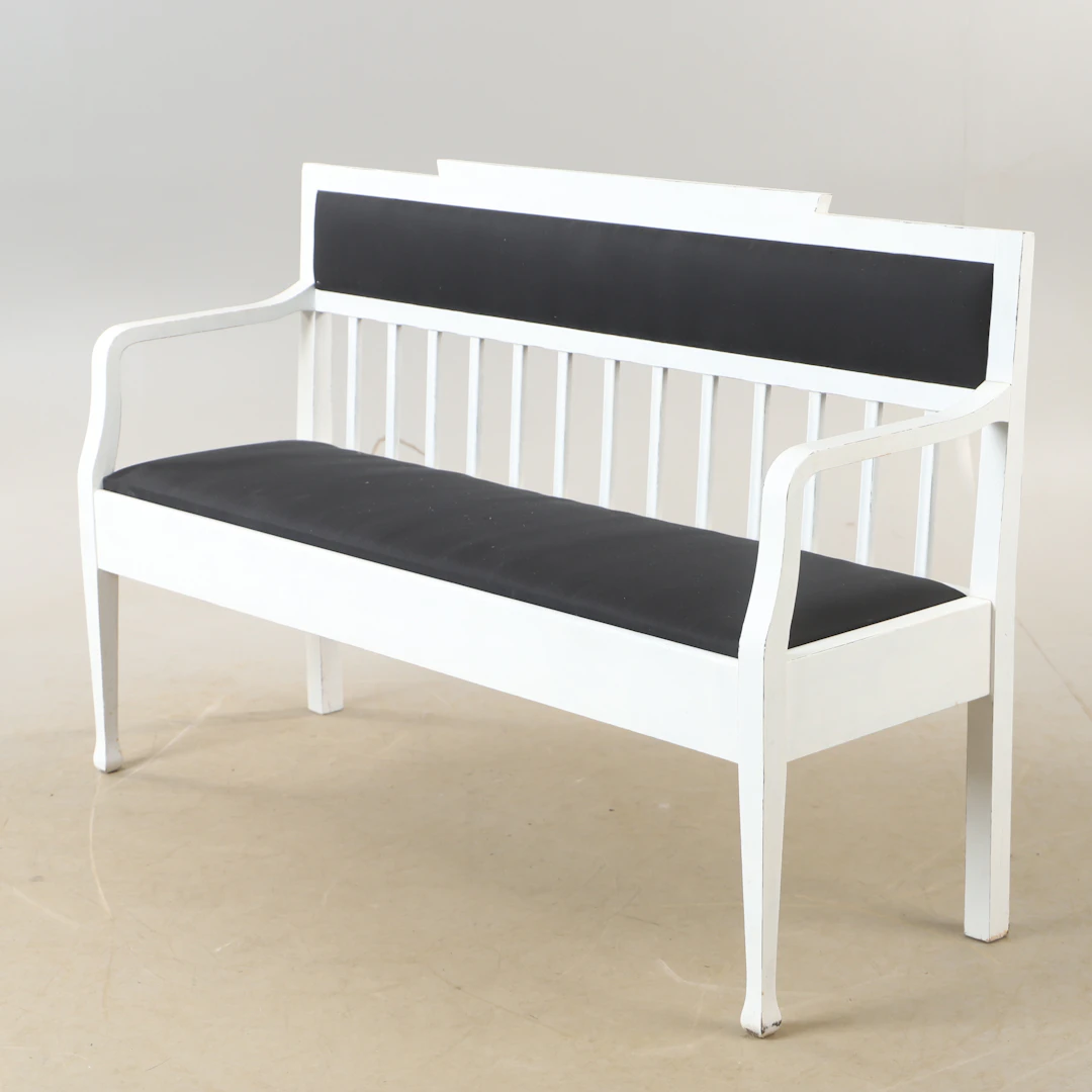 SOFFA, vitmålad, jugend.