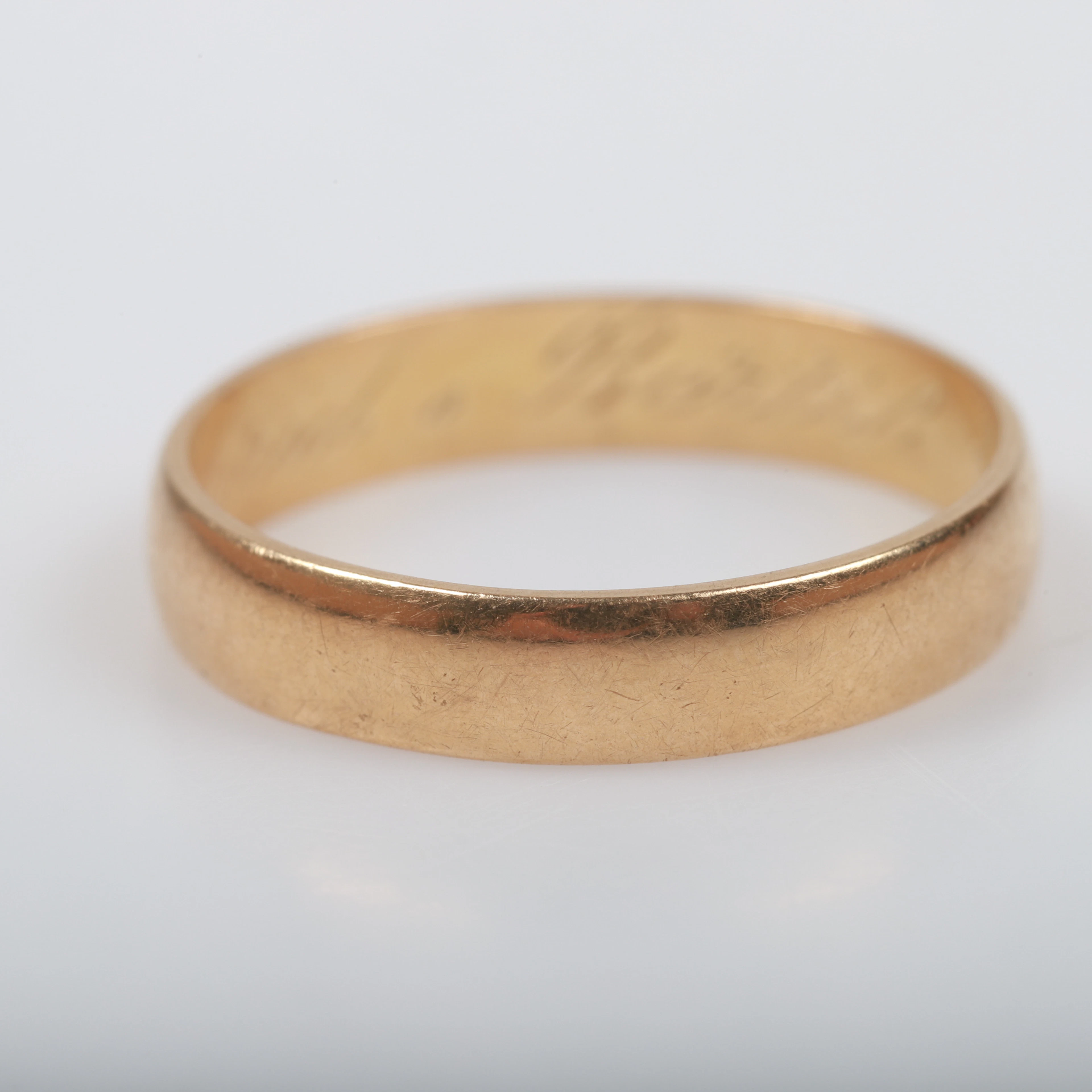 ALLIANSRING, 18 K guld.