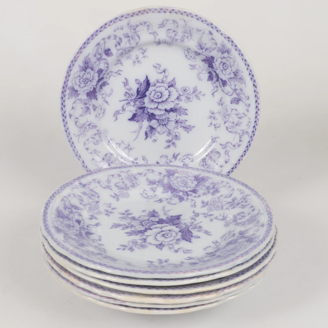 TALLRIKAR, 7 stycken, porslin, Ironstone China Lilas, Rörstrand.