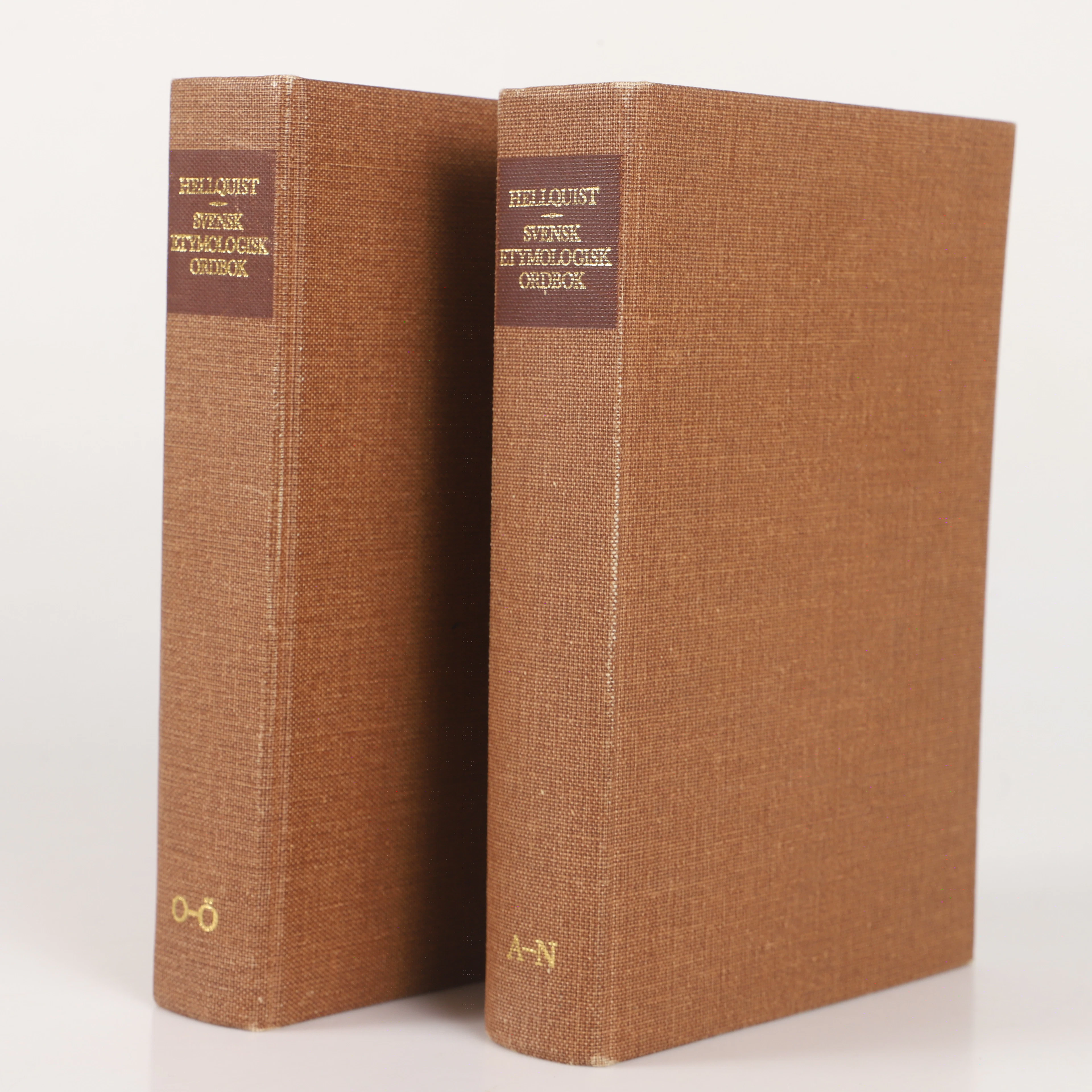 "SVENSK ETYMOLOGISK ORDBOK", 2 band, Elof Hellquist, Liber Läromedel, 1980.