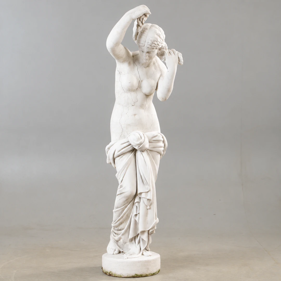 TRÄDGÅRDSSKULPTUR, "Venus", gjutmassa, 1900-tal.