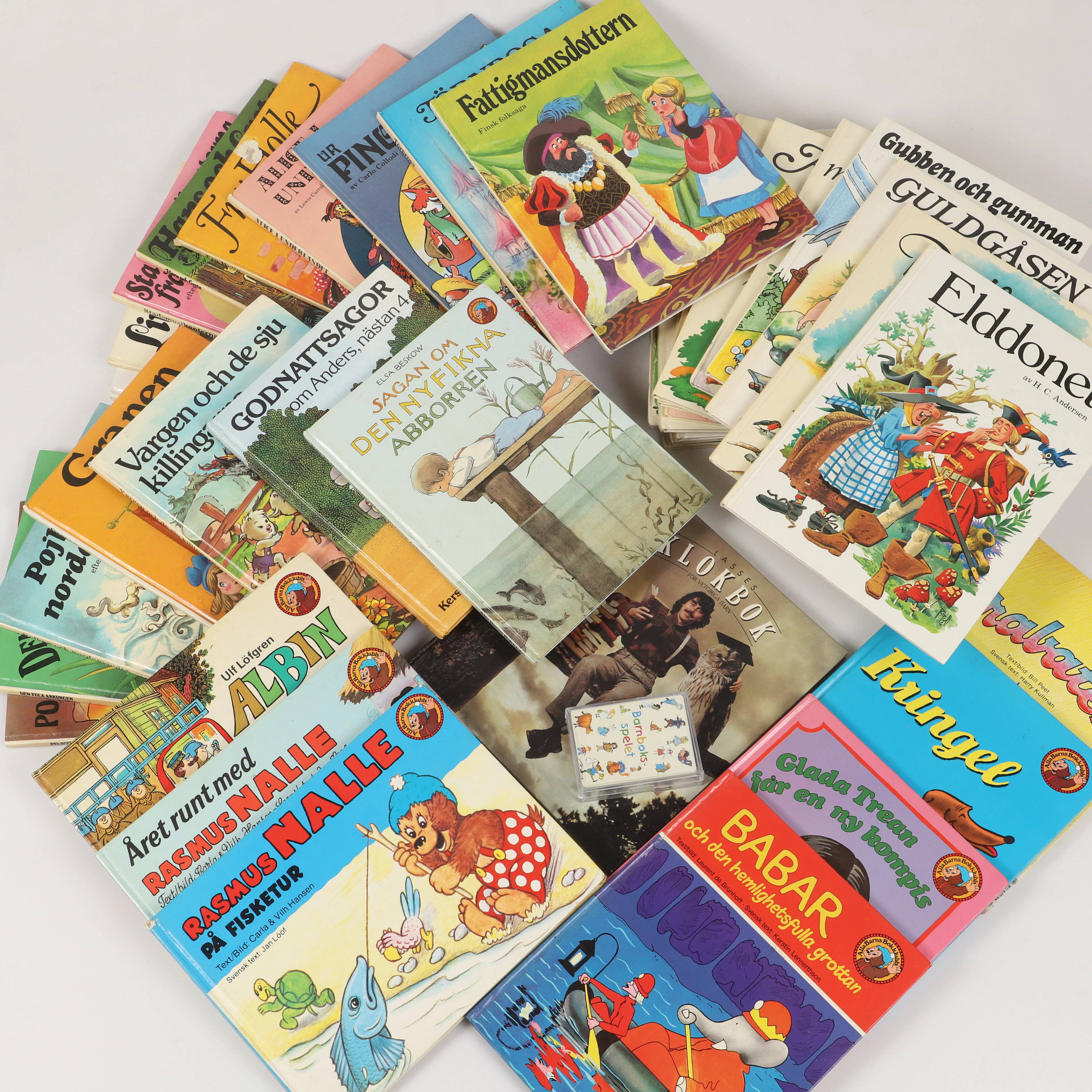 BARNBÖCKER, 39 stycken, mestadels Bokklubben Barnens Bokpaket, 1980/90-tal.