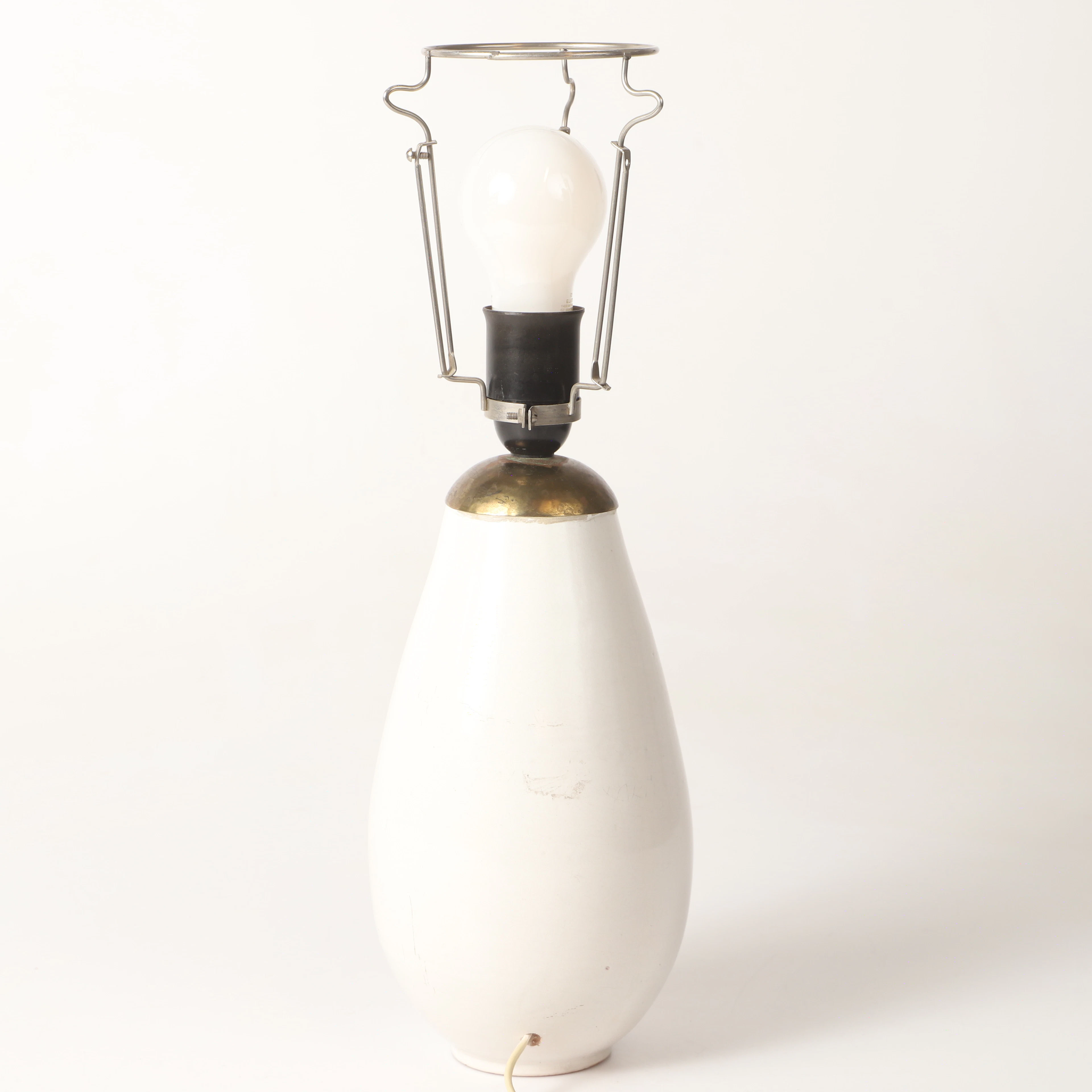 BORDSLAMPA, glaserad keramik, Gabriel.