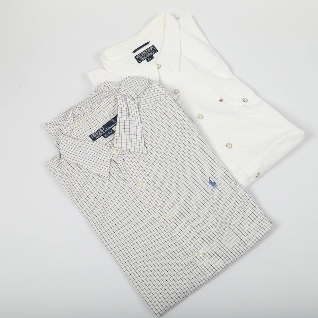 SKJORTOR, 2 stycken, herrmodell, Polo.