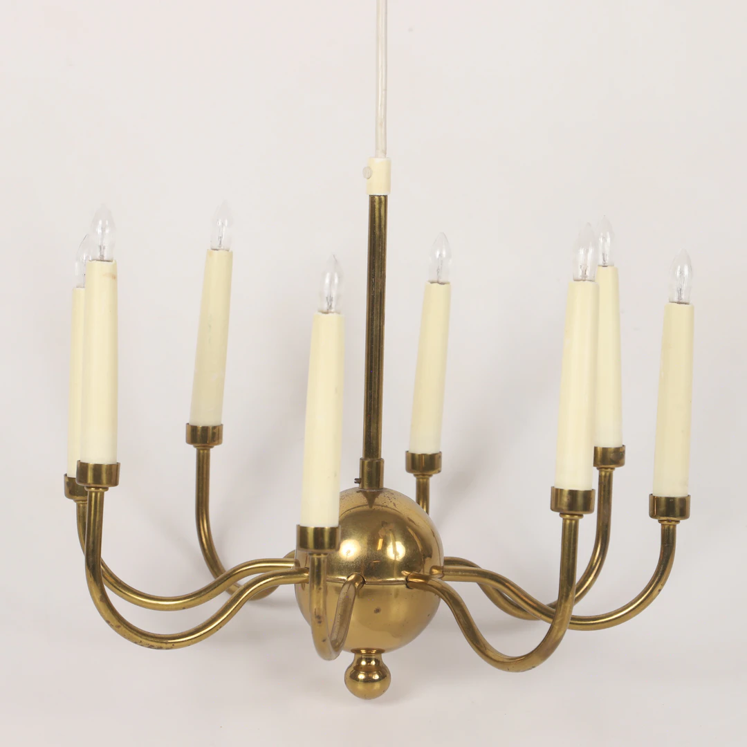 TAKLAMPA, mässing, typ GK 1060, Gnosjö Konstsmide, 1900-tal.