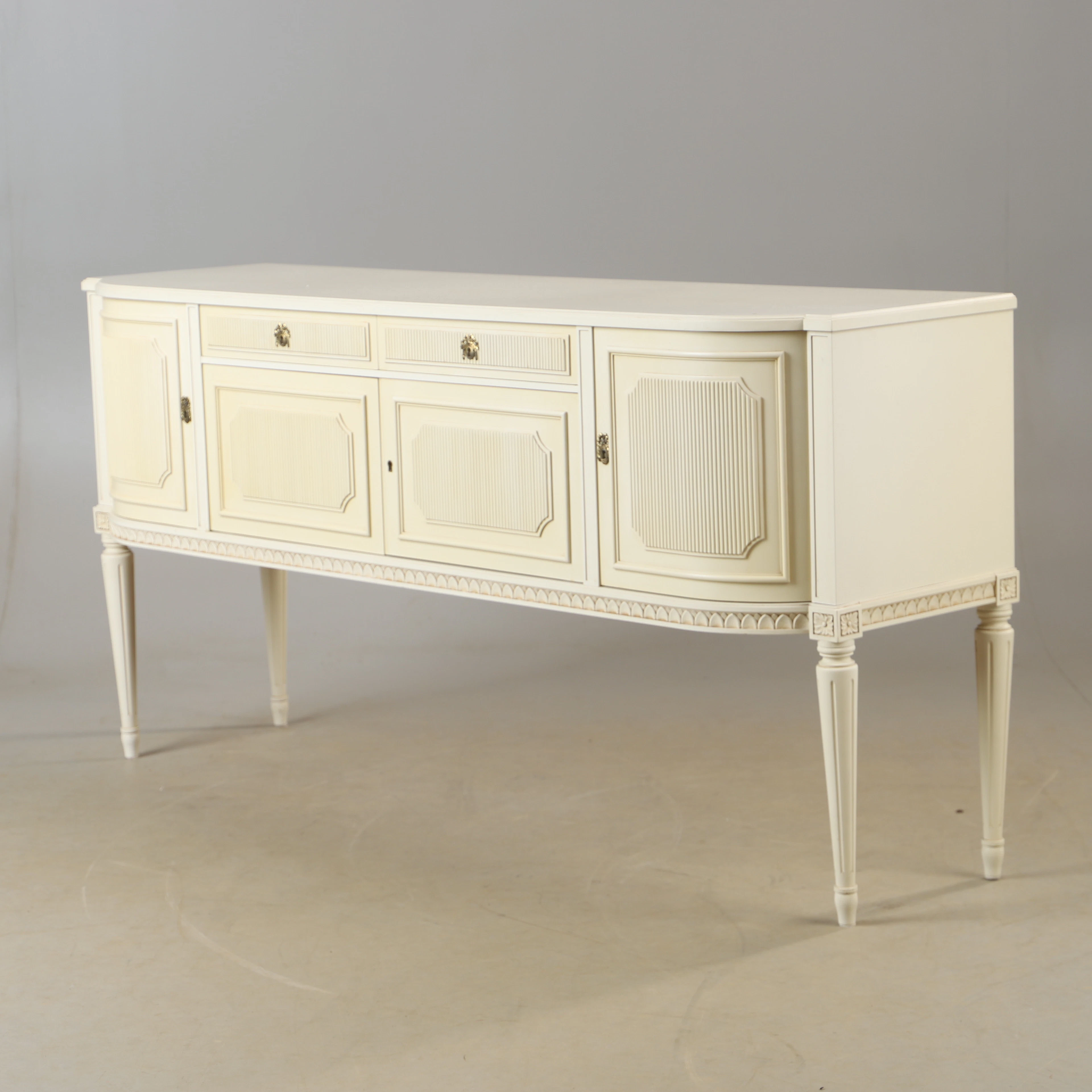 SIDEBOARD, målat, Blomstermåla möbelfabrik, gustaviansk stil.