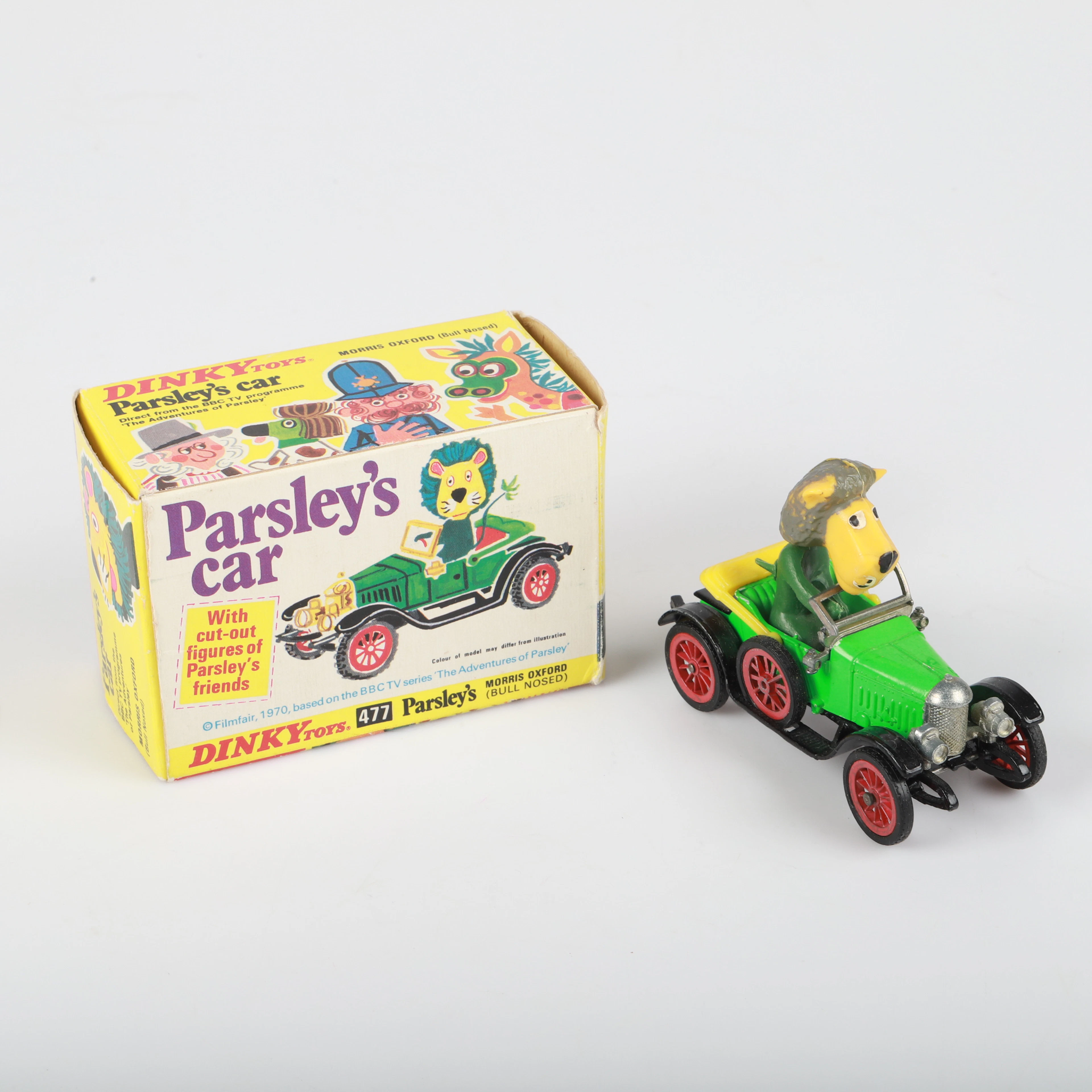 LEKSAKSBIL, "Parsley's Car", metall/plast, Dinky Toys, 1970.