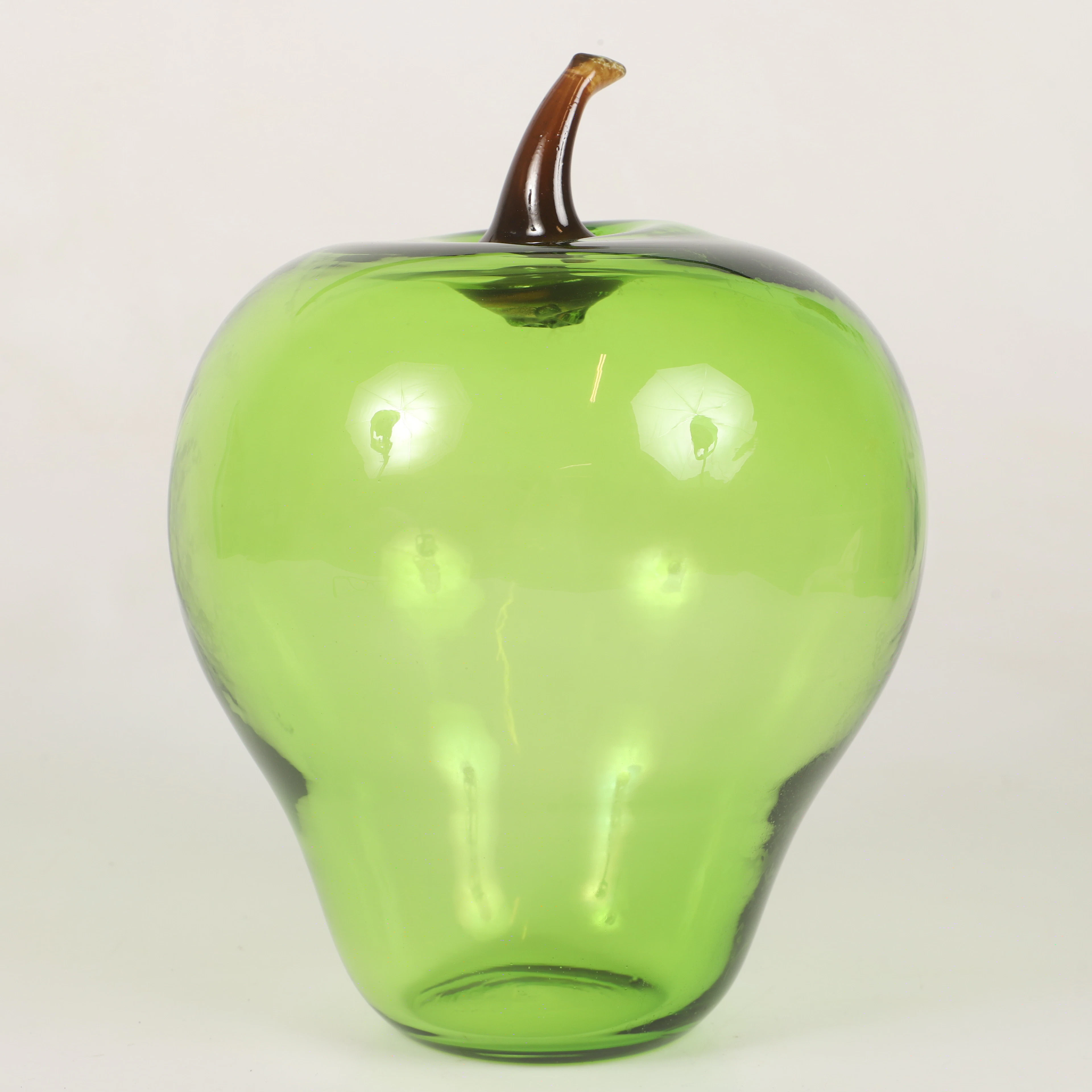 SKULPTUR, handblåst konstglas, osignerad.