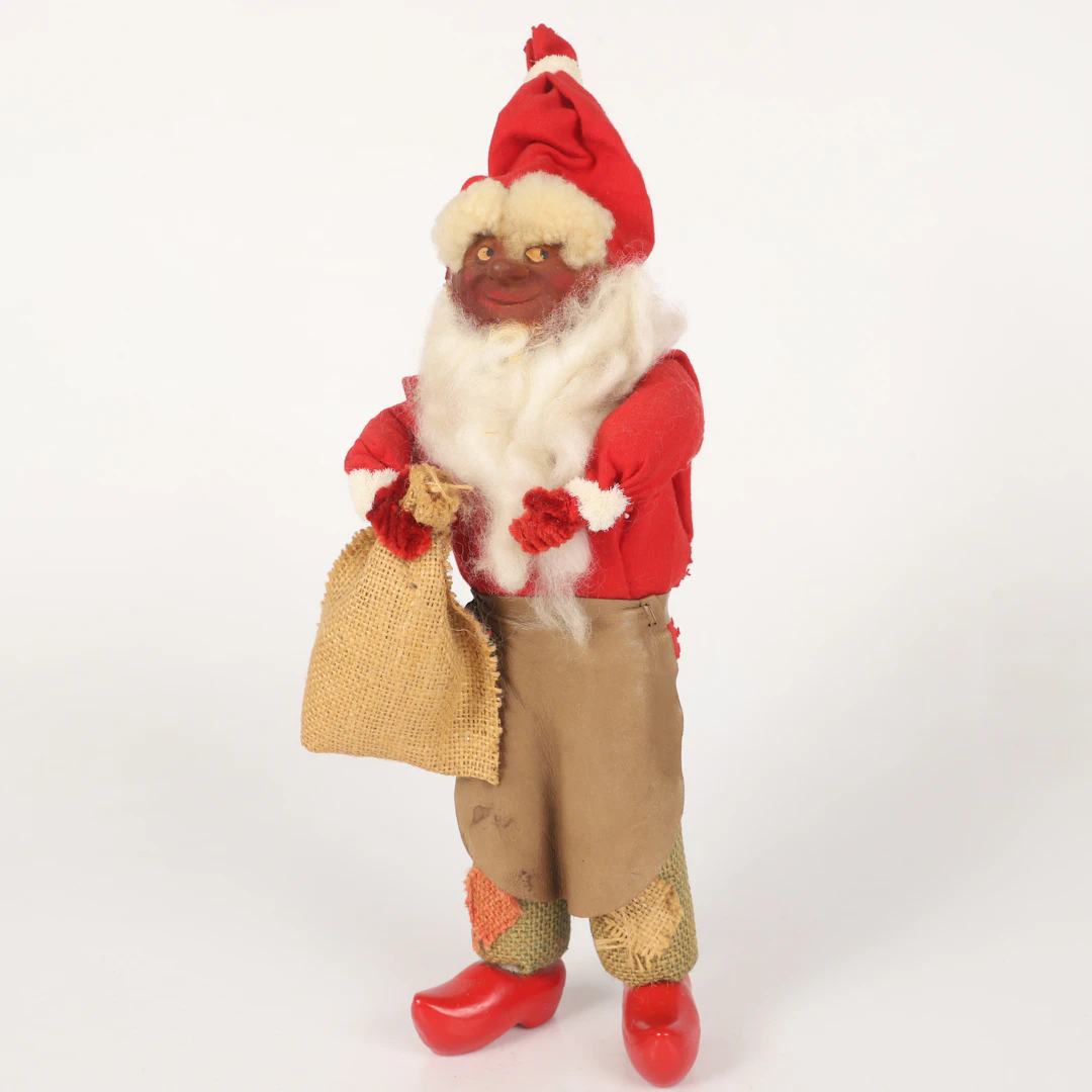 TOMTE, textil/papier maché/trä, 1900-talets mitt.
