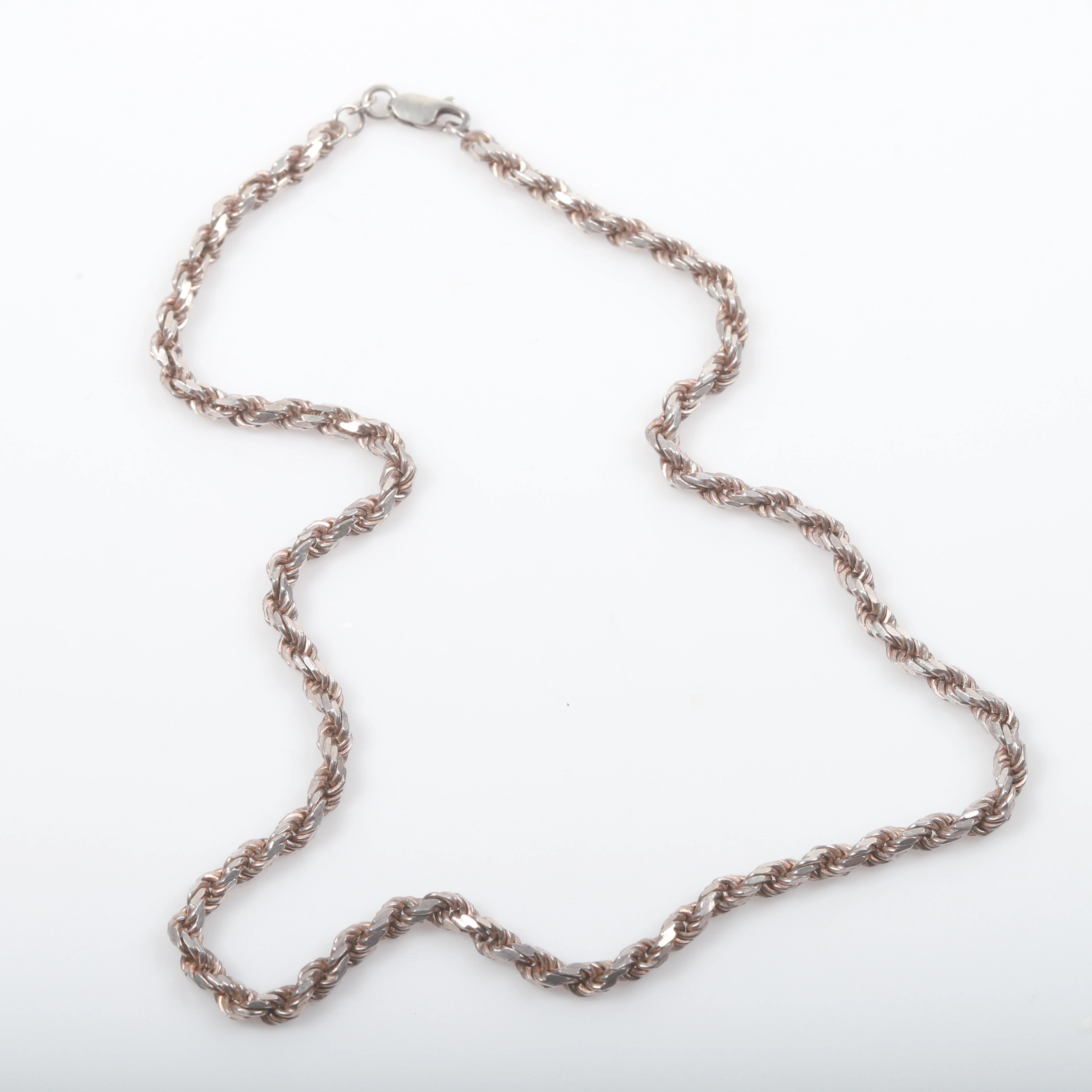 COLLIER, singaporelänk, sterlingsilver.