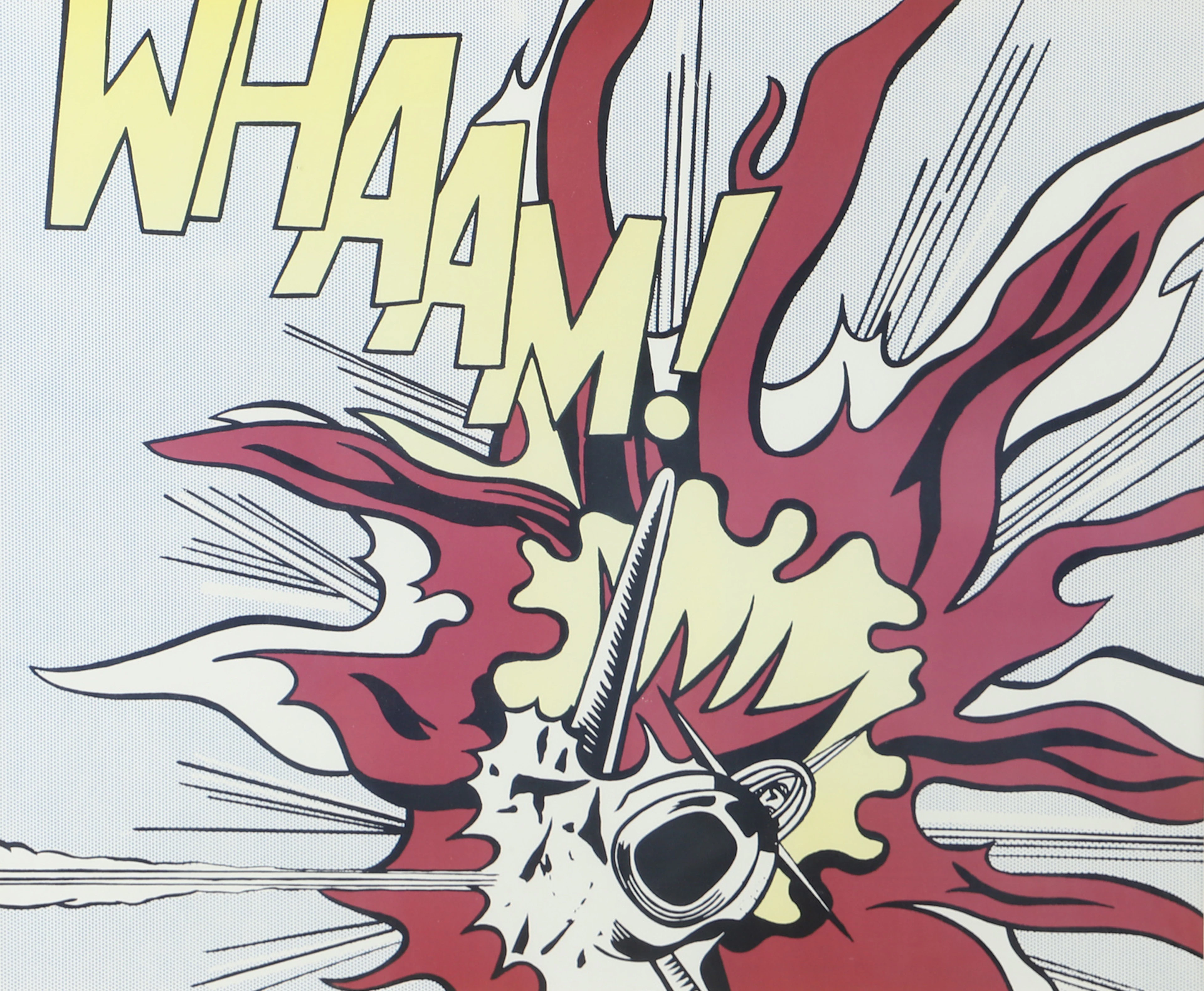 ROY LICHTENSTEIN. EFTER. "Whaam", inramat tryck.