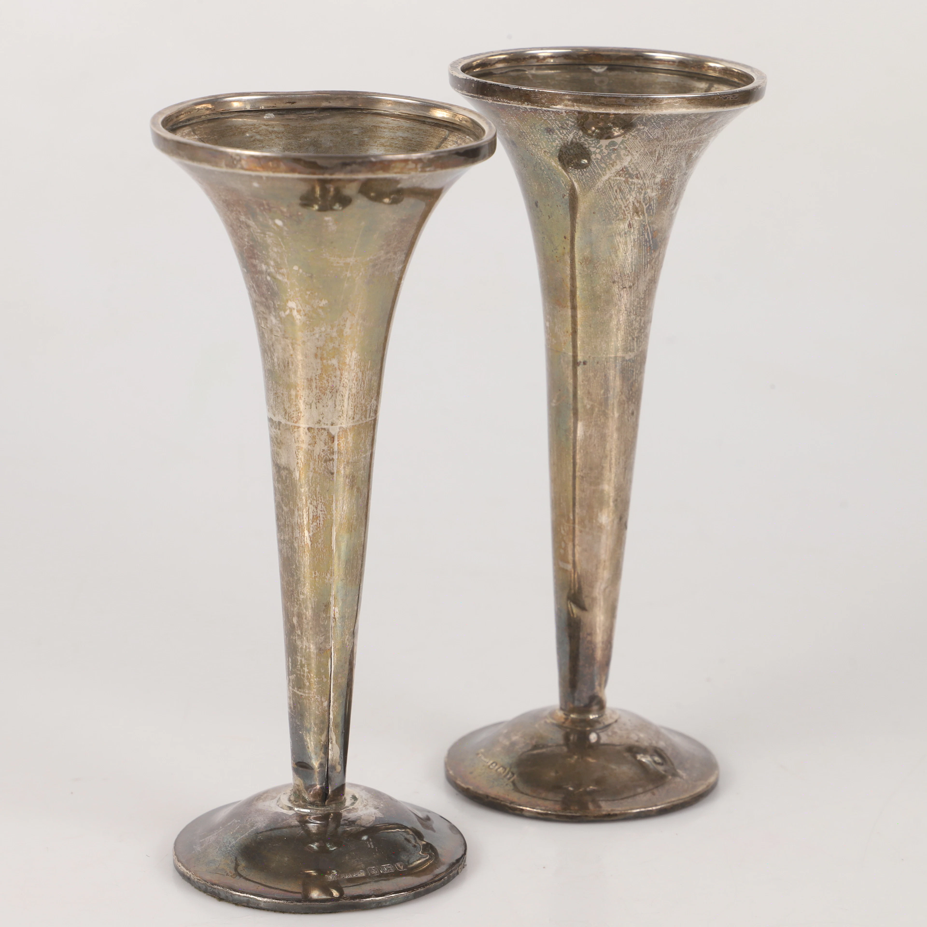 VASER, 1 par, sterlingsilver, S. Blanckensee & Son, Birmingham, England.