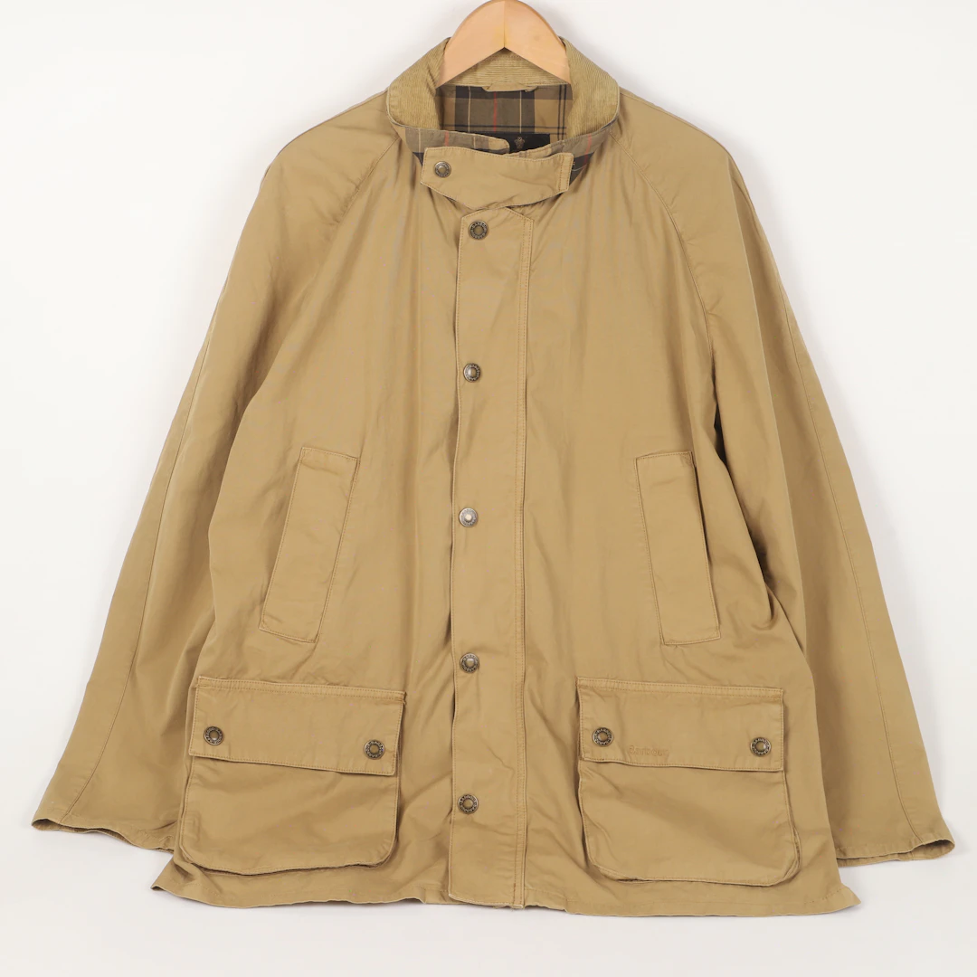 JACKA, "Ashby Casual", bomull med manchesterkrage, Barbour, England.