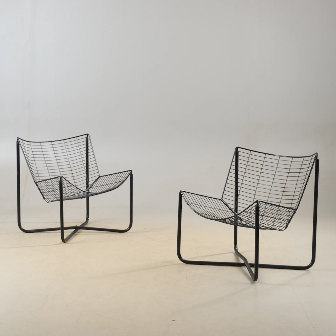 IELS GAMMELGAARD. STOLAR, 1 par, "Järpen", stål, IKEA, 1980-tal.