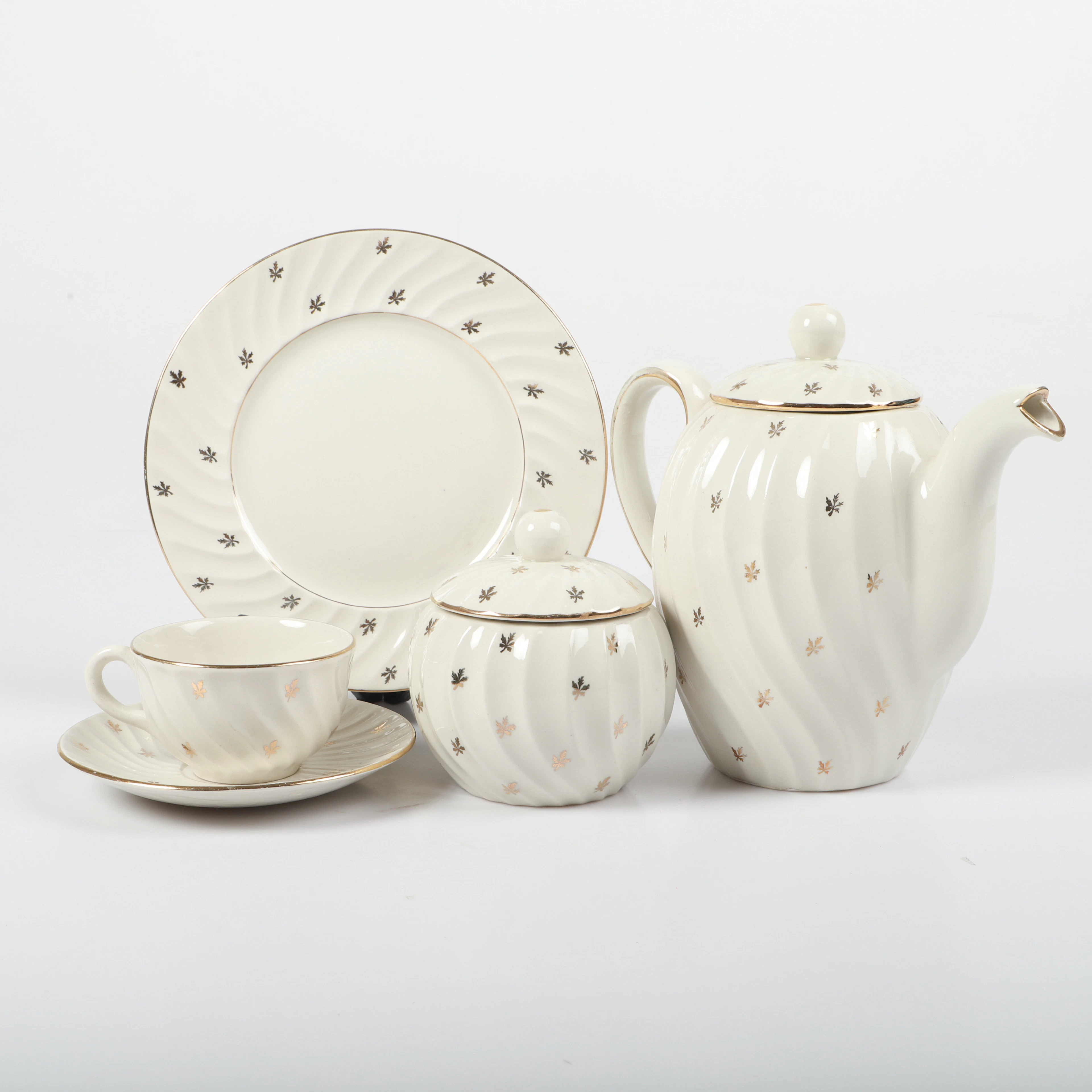 ARTHUR PERCY. Kaffeservis, 32 delar, "Gyllen", porslin, Gefle.